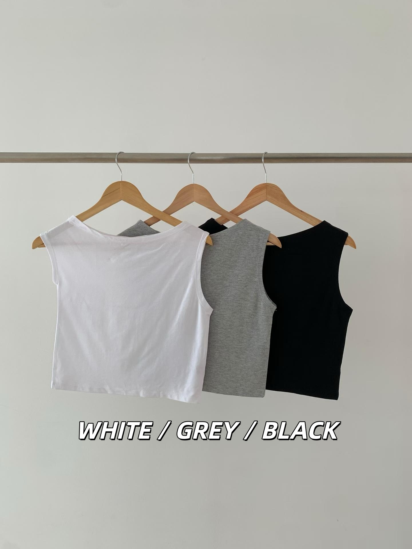 FAITH OFF SHOULDER CROP TEE
