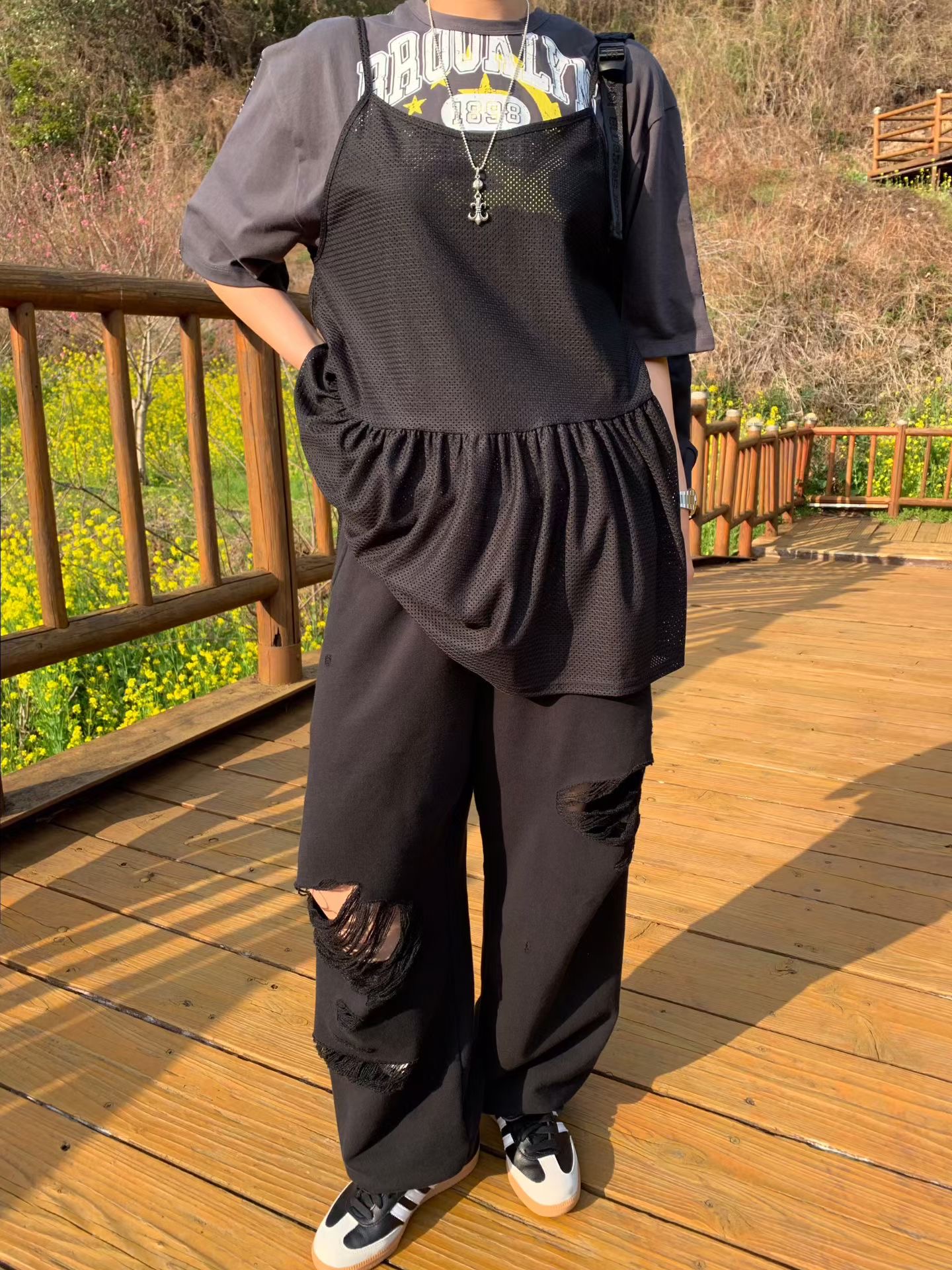 DROP-WAIST LAYERING TUNIC (KL23）