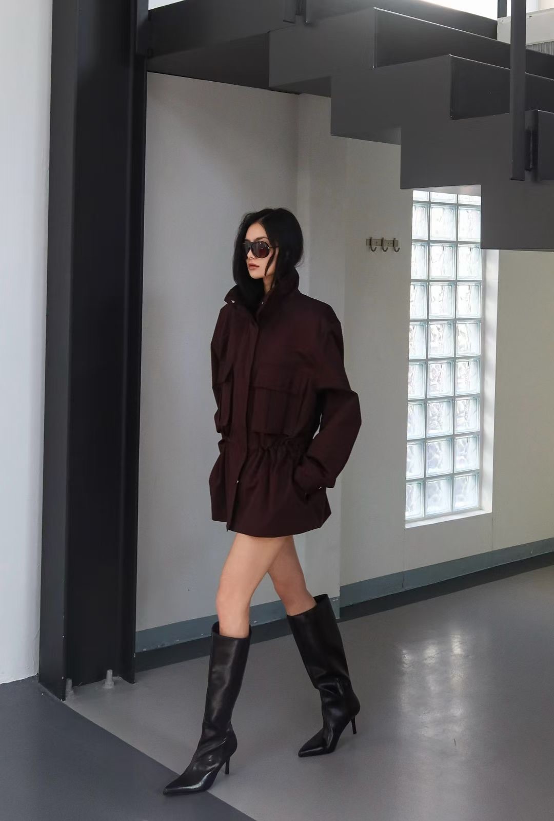 B03 / FRONT OVERSIZED POCKETS JACKET