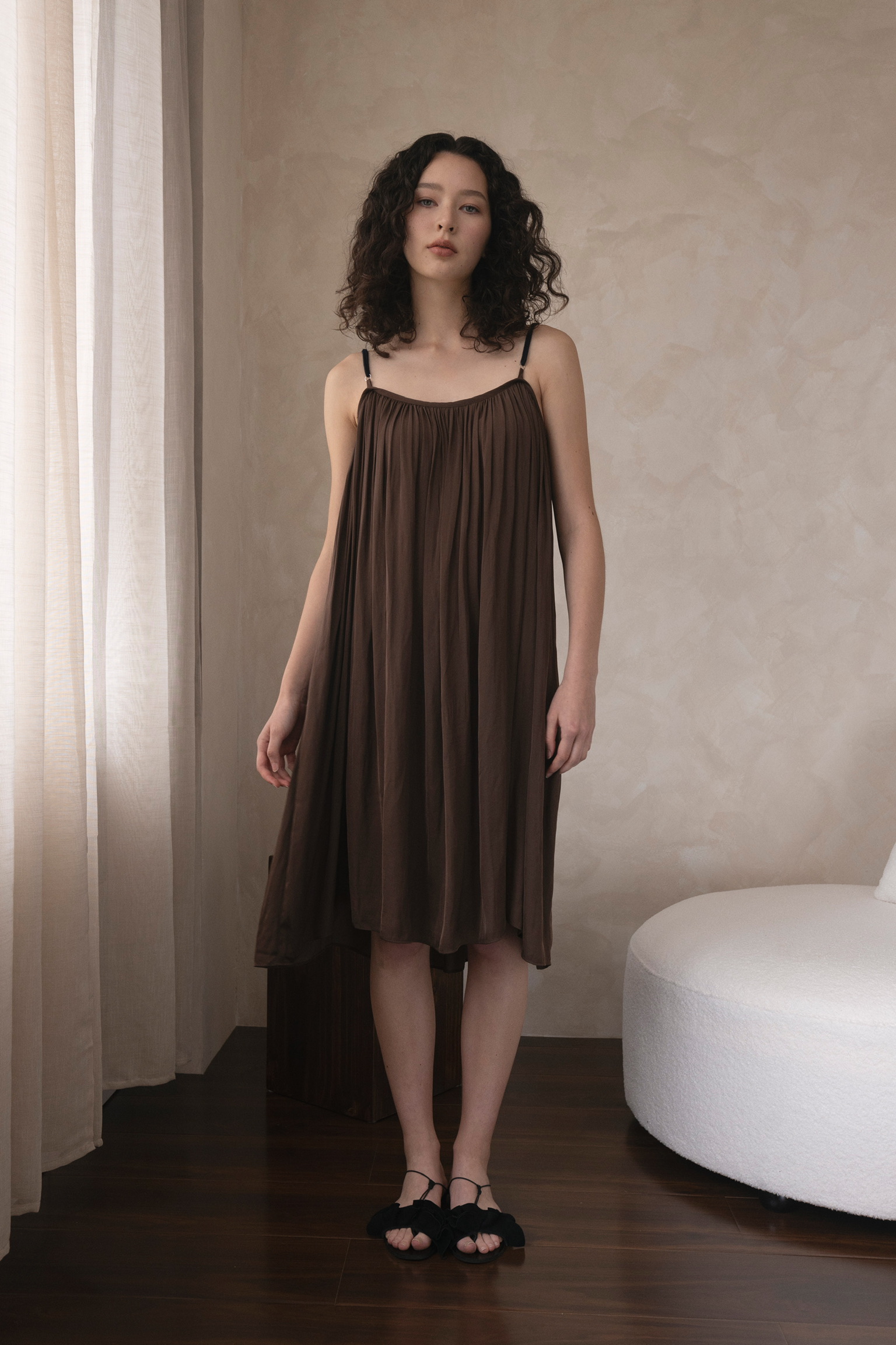 AL06/ MULTIWAYS DRESS WITH ROPE STRAPS