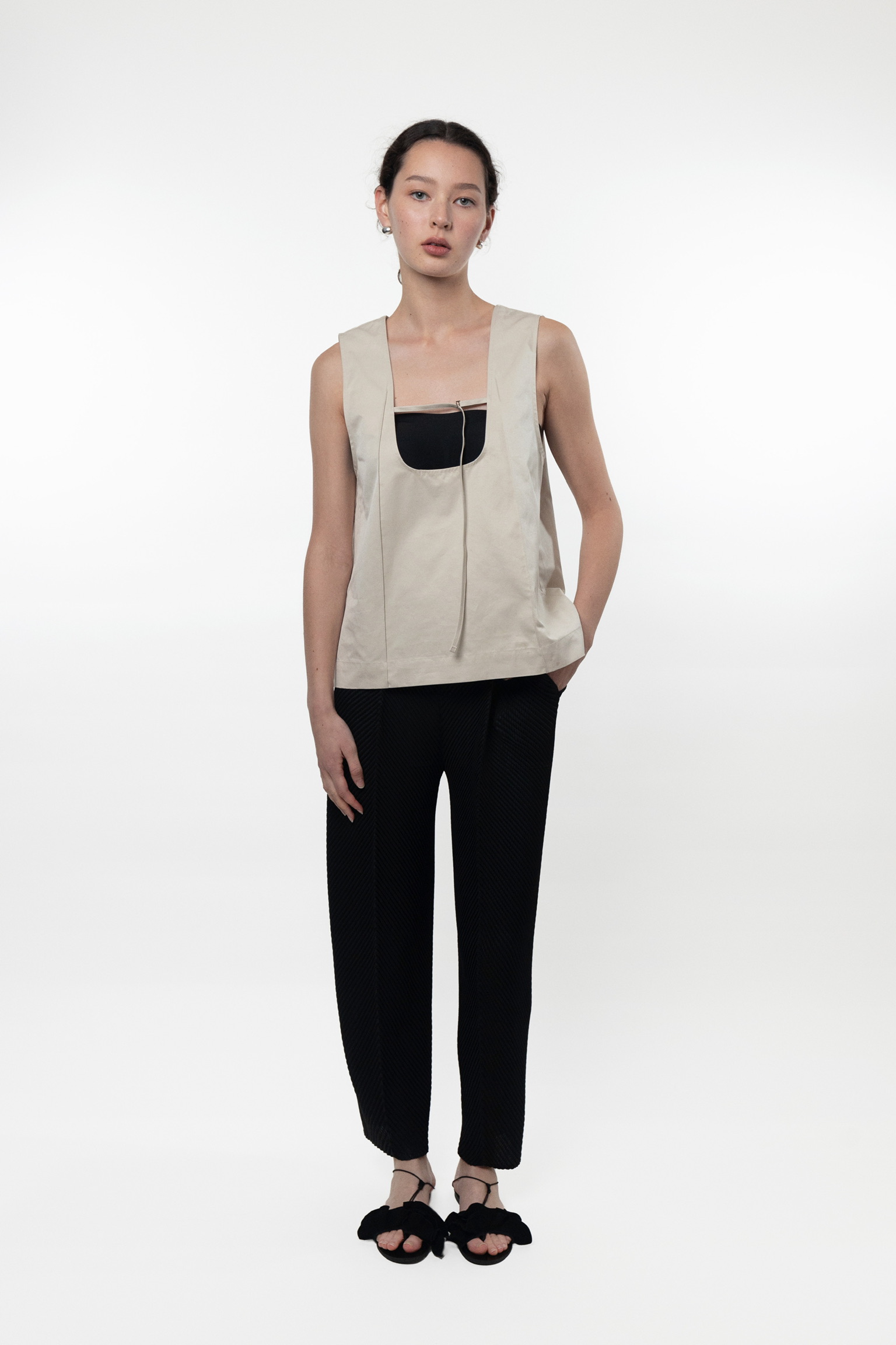 AL08/ REVERSIBLE OPEN BACK TOP