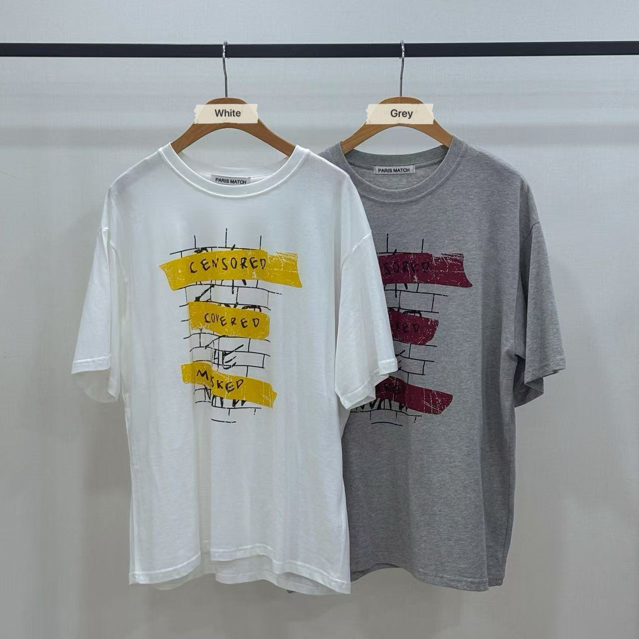 PT31 / CENSORED GRAPHIC OVERSIZED TEE