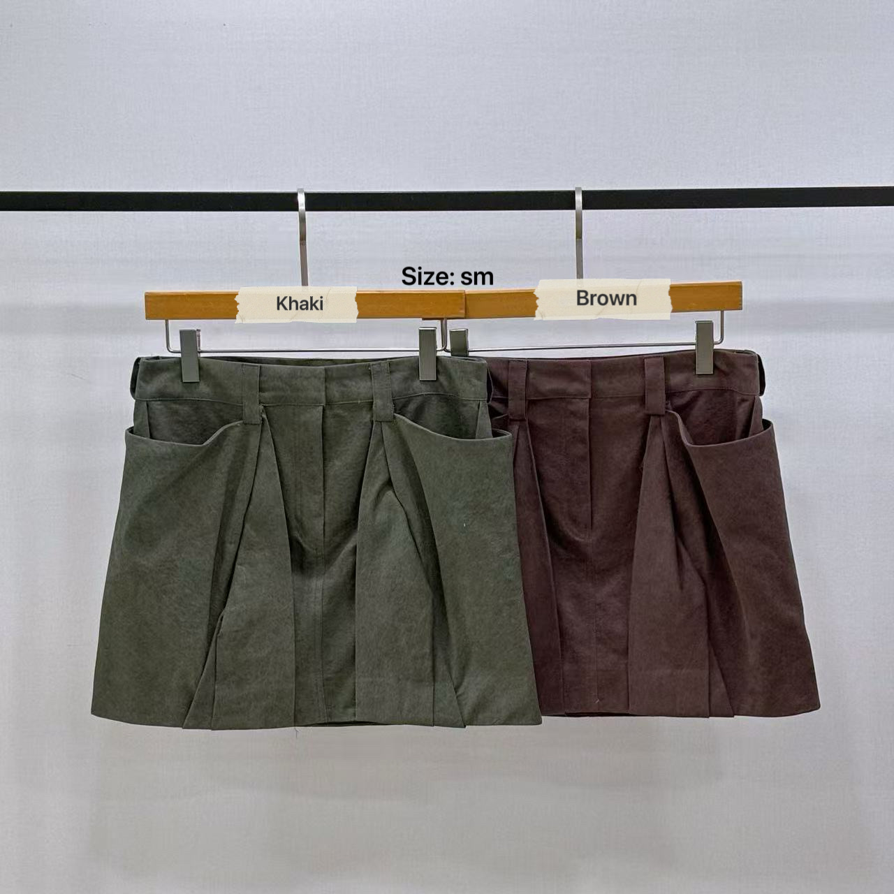 PT22 / OVERSIZED POCKETS UTILITY SKIRT