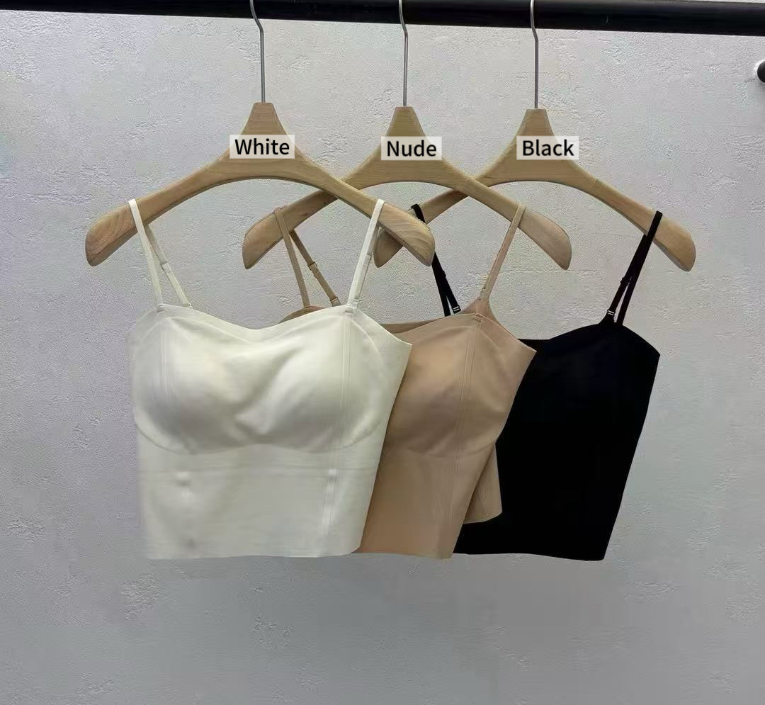 KF37 / ADJUSTABLE CROPPED BRALETTE