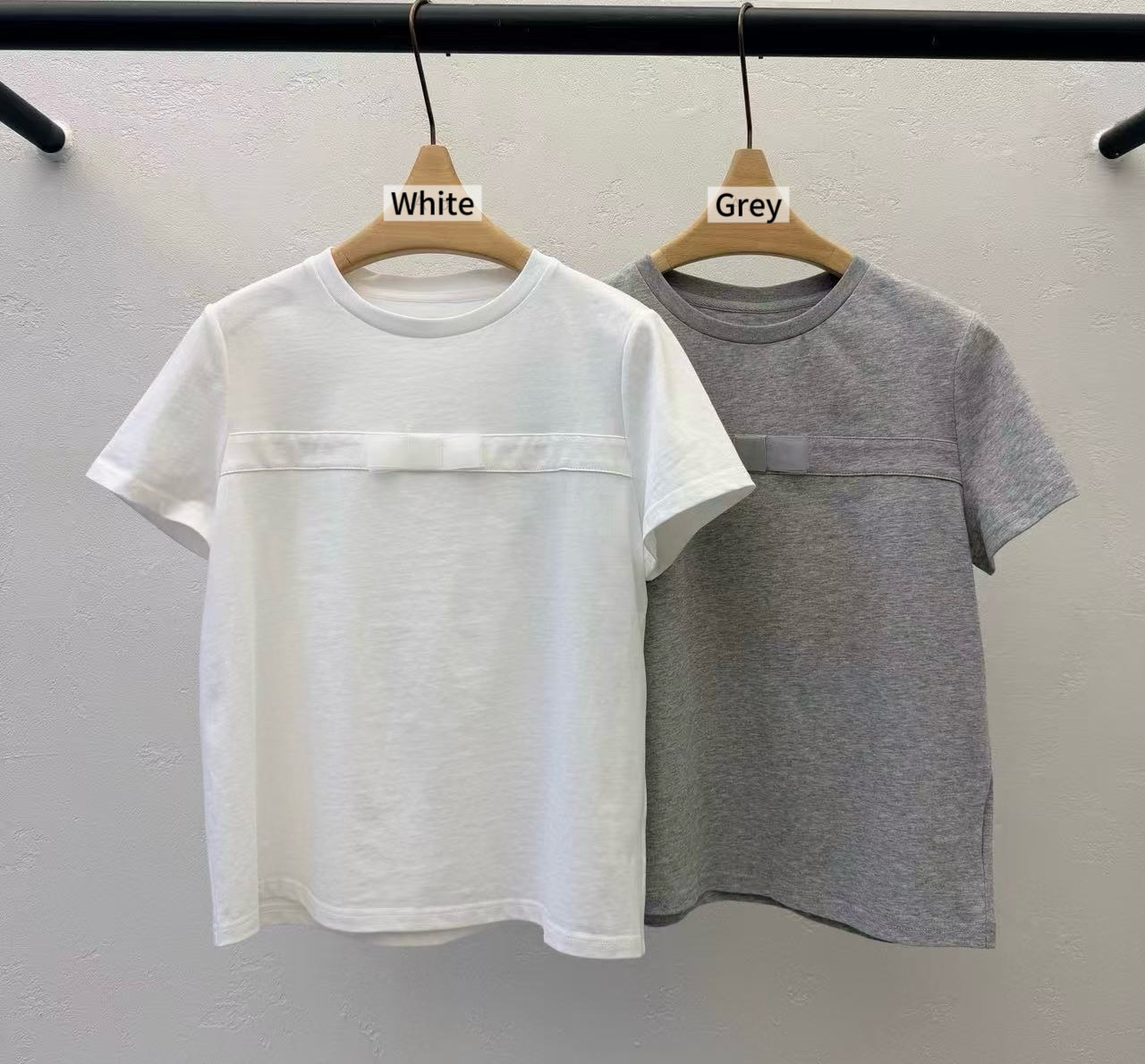KF39 / FRONT BOW STRUCTURED TEE