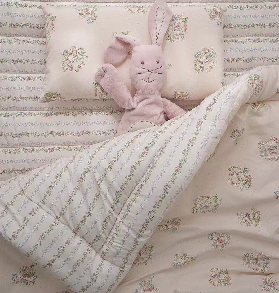 BT08 / Bunny and Friends Nap Mat Bedding Set