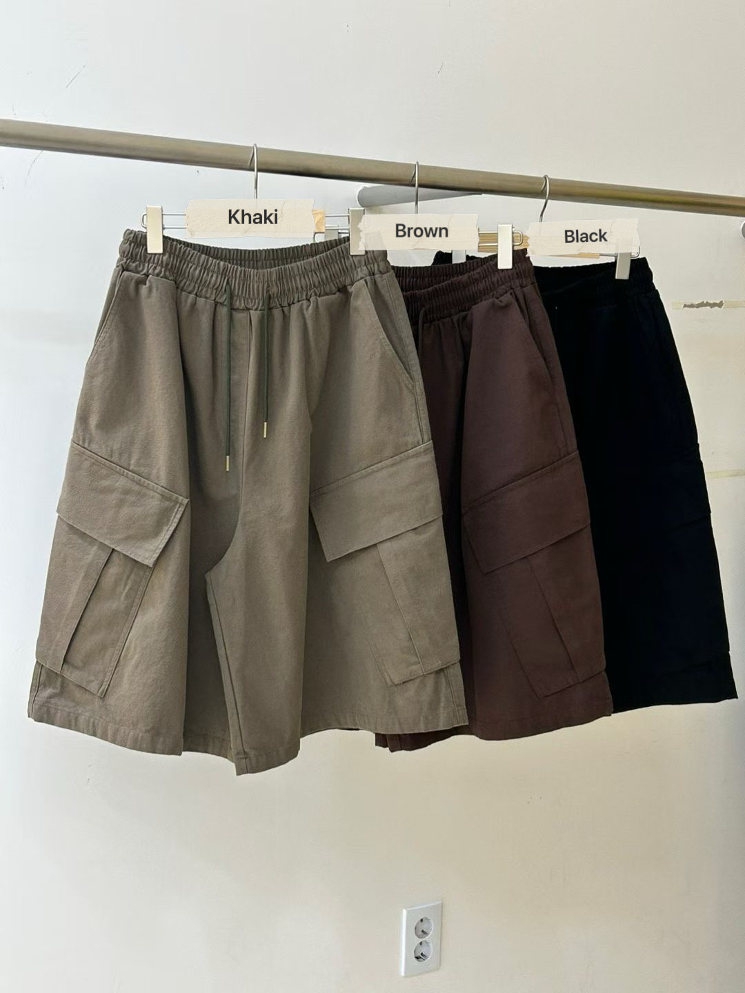 KL12 / OVERSIZED POCKET BERMUDAS