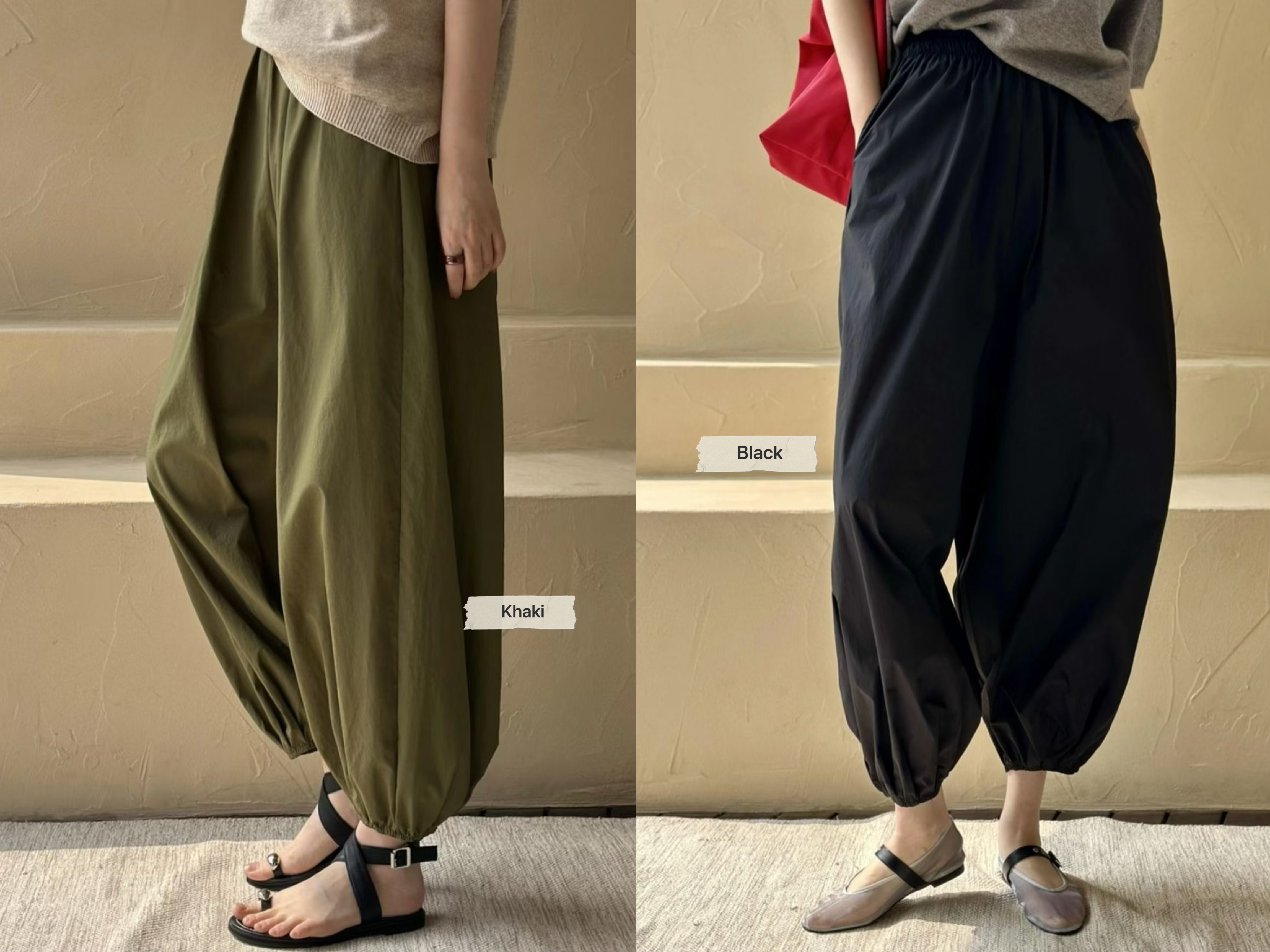 080426/BANDED CUFF BALLOON TROUSERS 