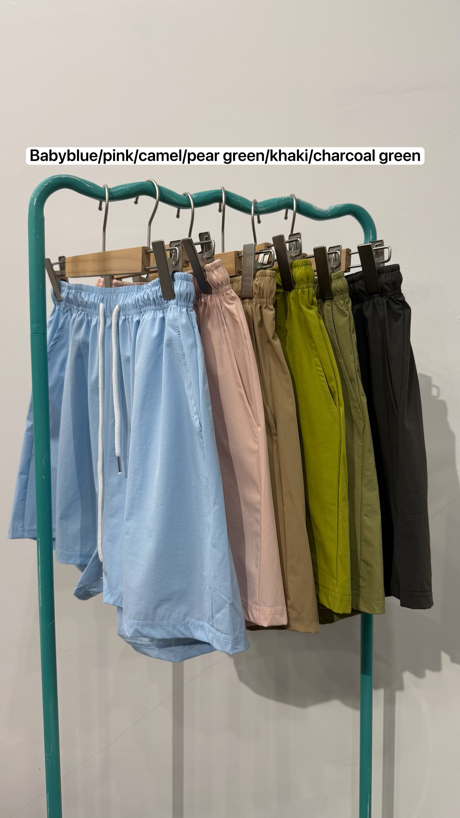 SH210426/BANDED WAIST POCKET SHORTS 