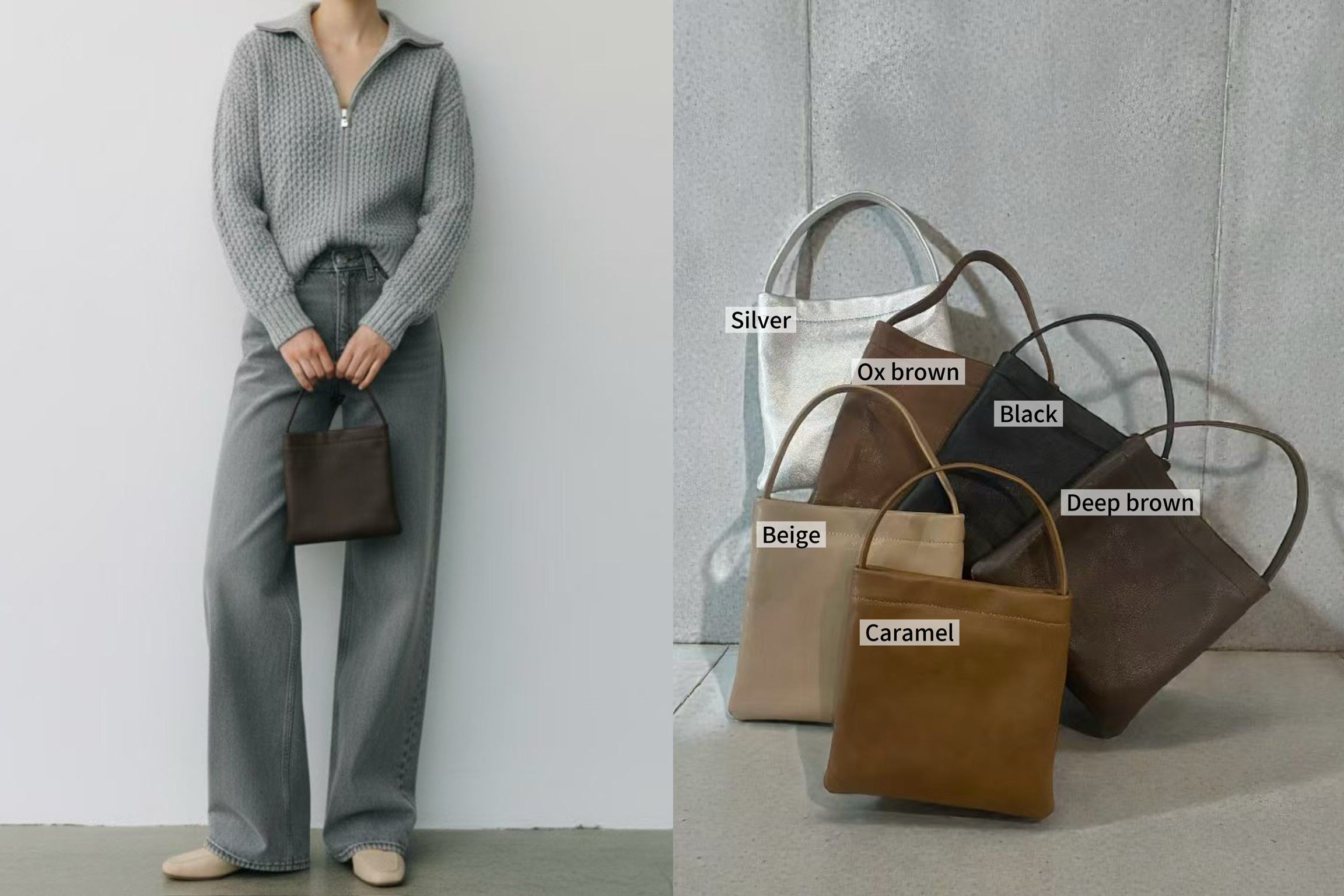 LP02 / TWO-WAYS MINI BAG WITH CHAIN SLING
