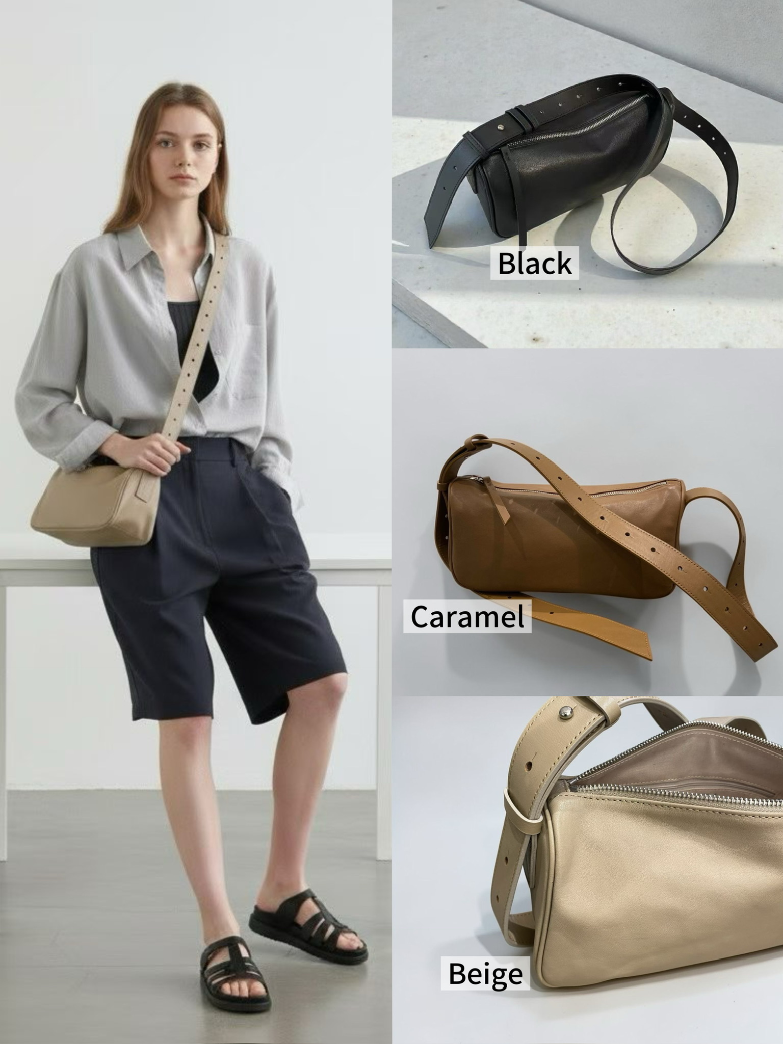 LP13 / ADJUSTABLE RECTANGULAR SIDE SLING BAG