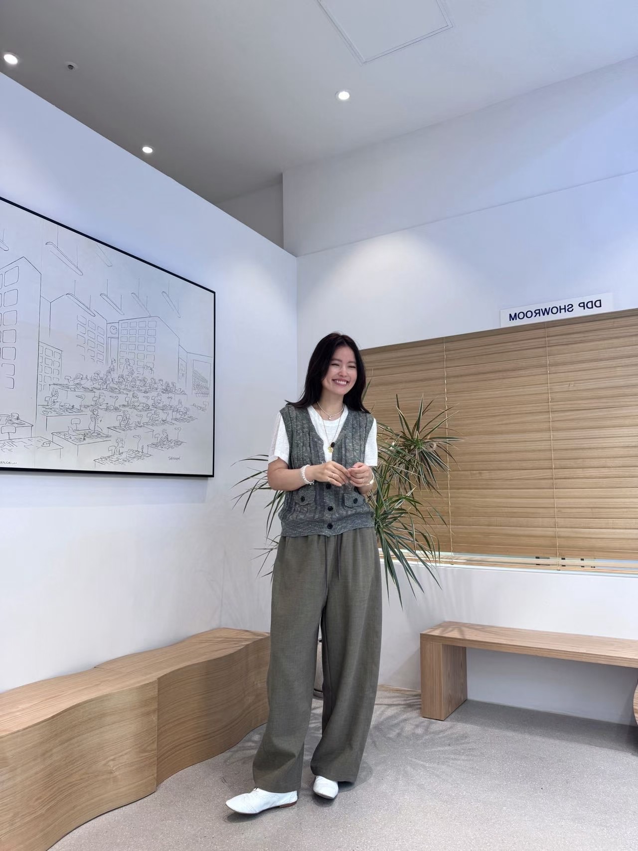 UE26 / CABLE KNIT VEST TOP
