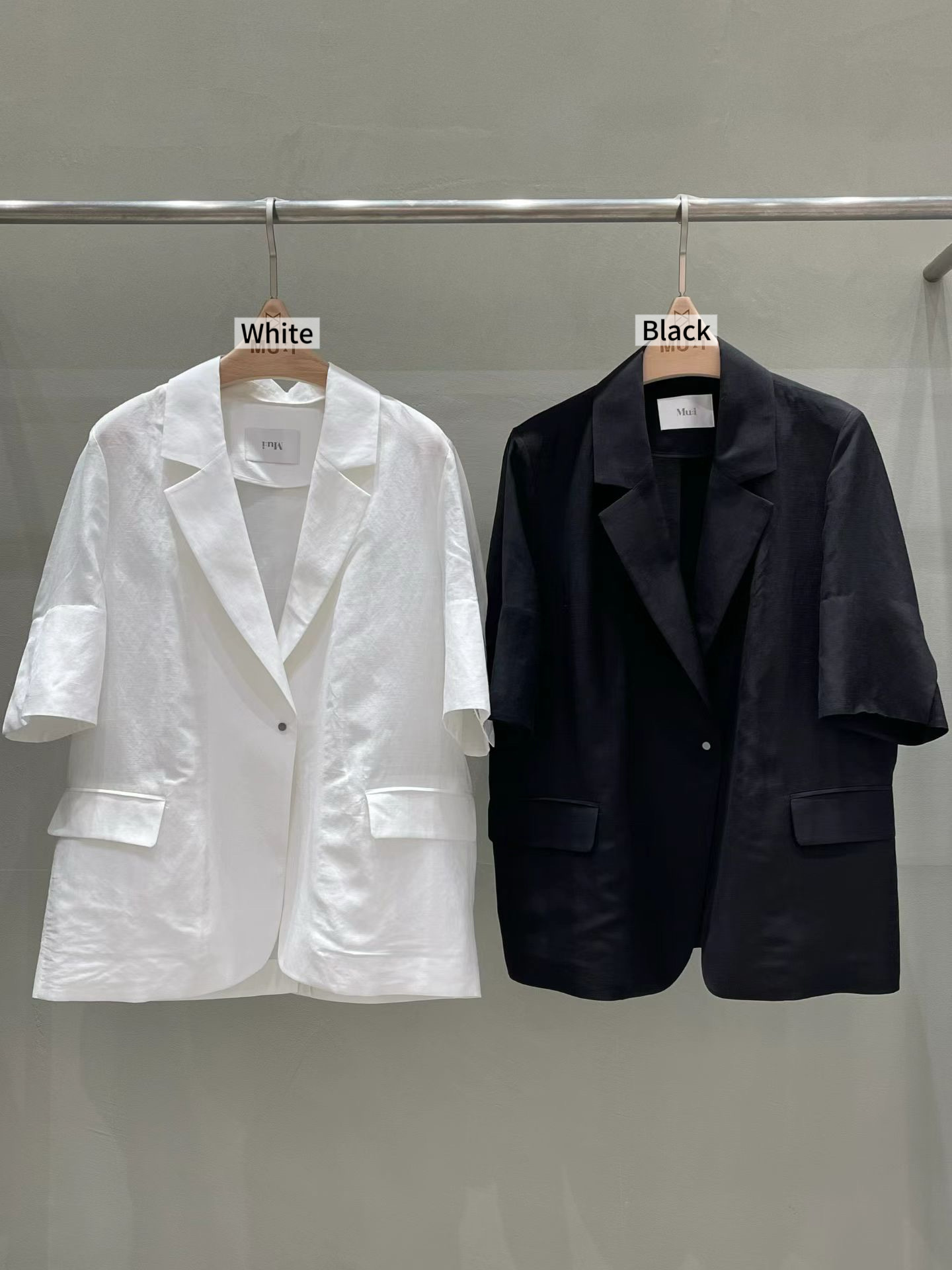 MU22 / PREMIUM LINEN POCKET BLAZER