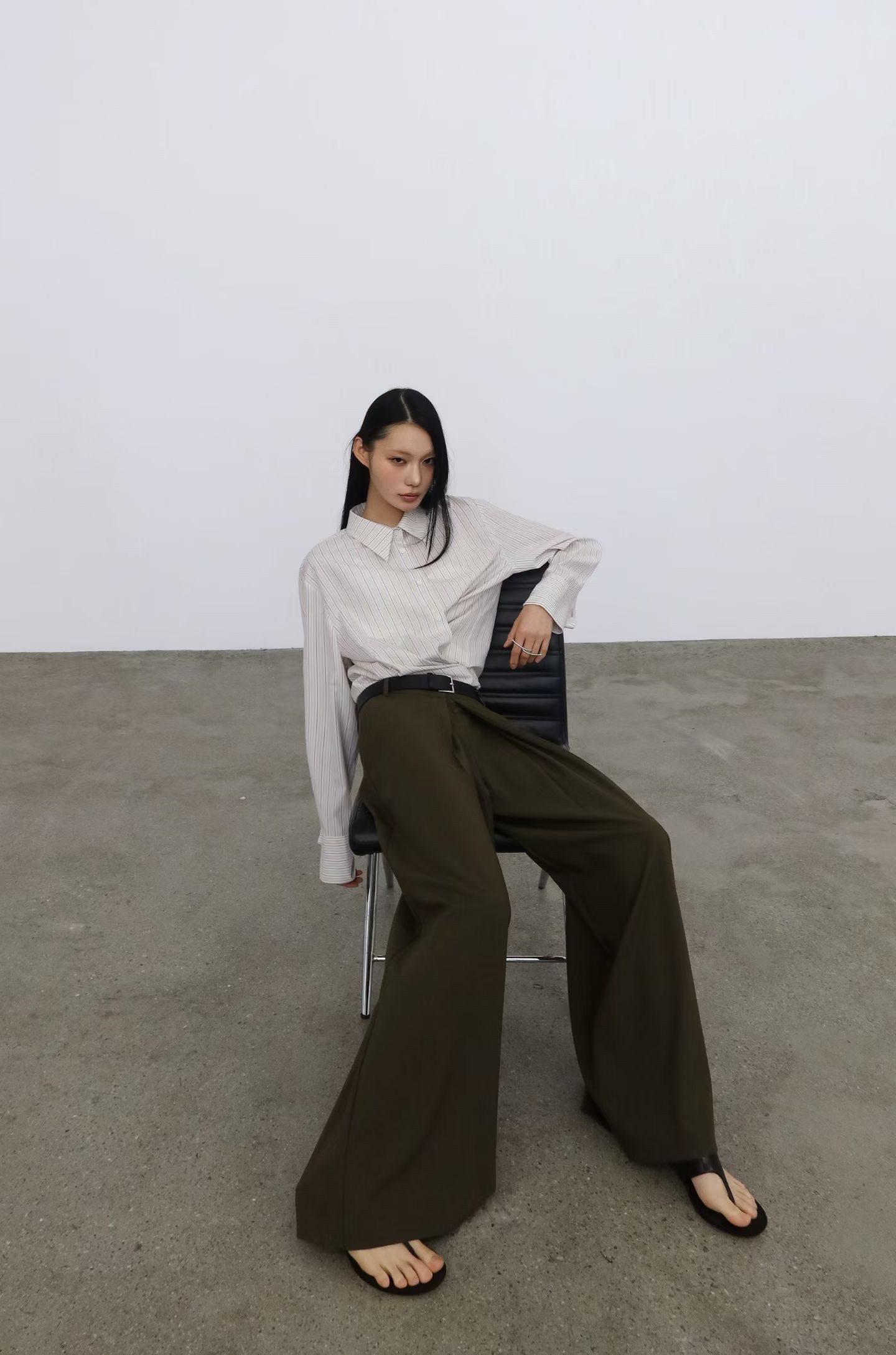 BY19 / STRIPE TWO WAYS SHIRT