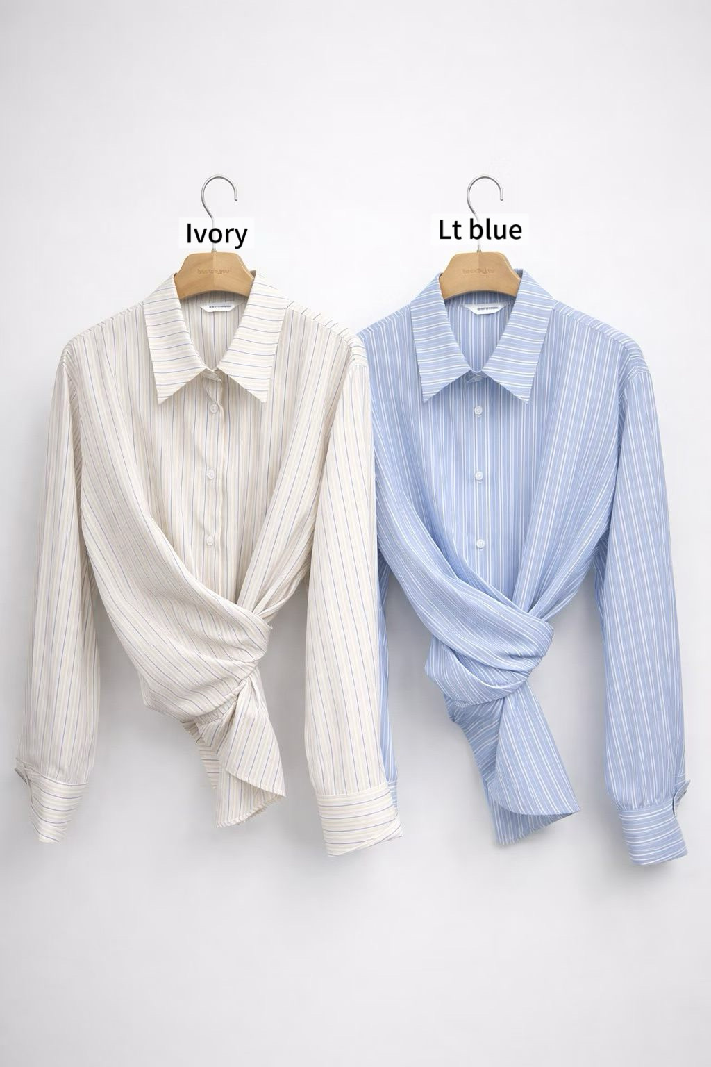 BY19 / STRIPE TWO WAYS SHIRT