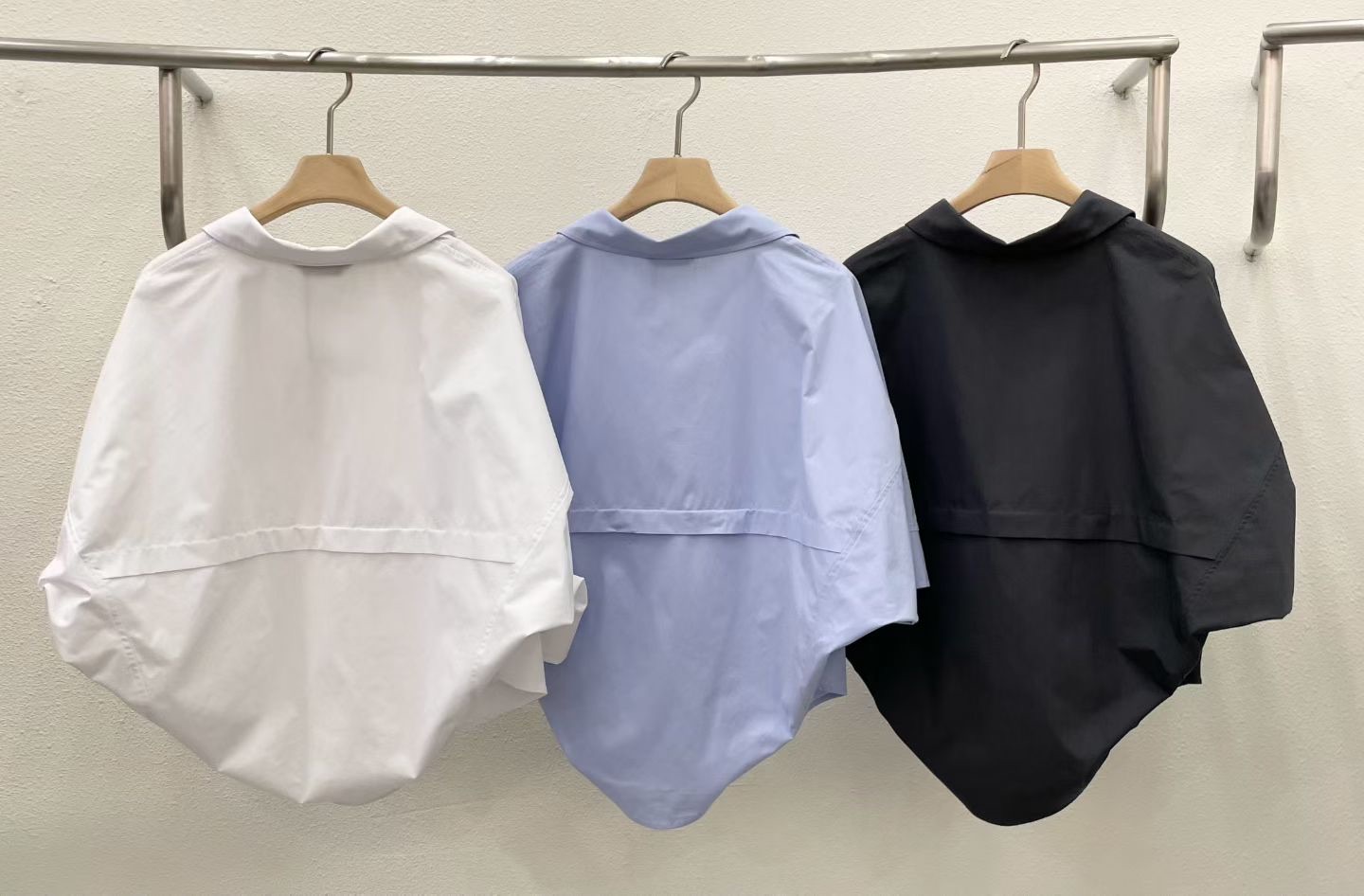 DM06 / FRONT BUTTON 3/4 SLEEVES SHIRT