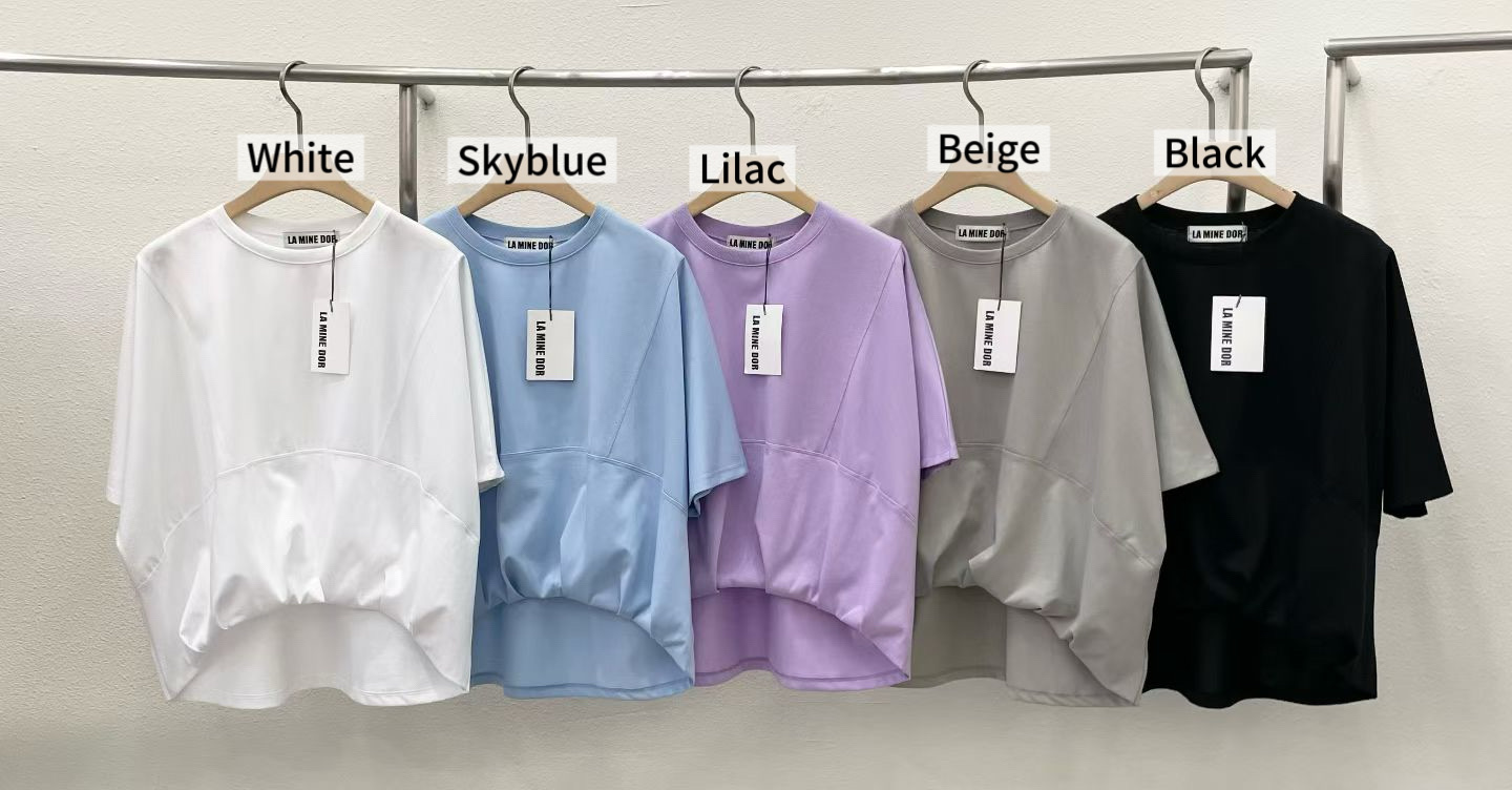 DM07 / UNEVEN HEM LOOSE FIT TOP