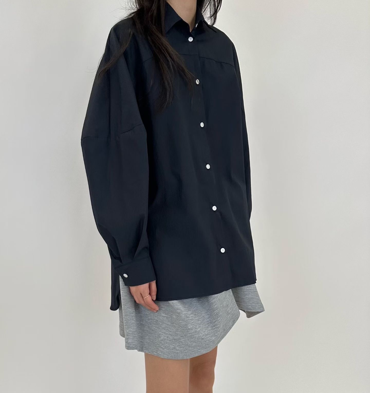 EY13 / VOLUME SLEEVES LOOSEFIT SHIRT