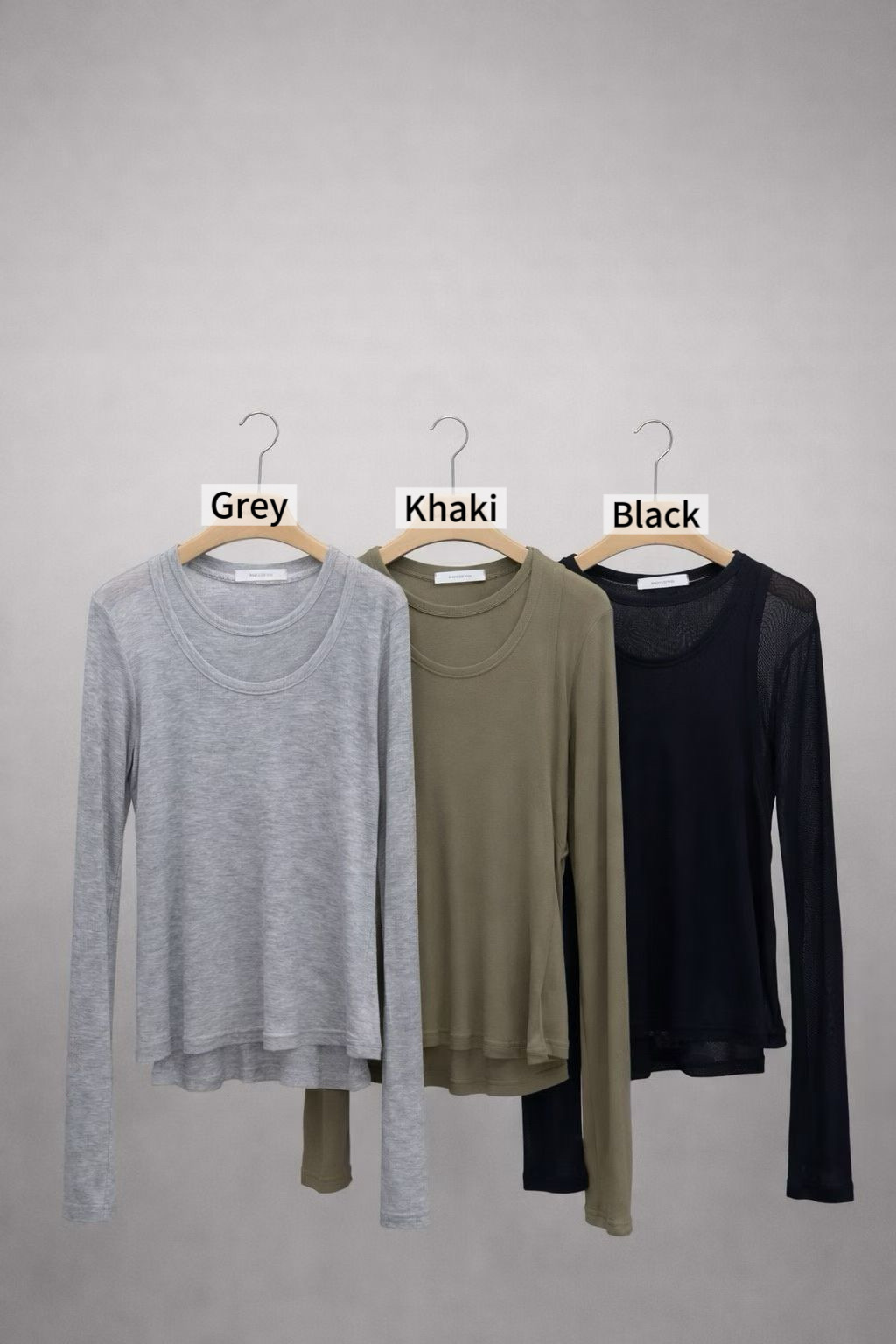 BY13 / TWO-PIECE TENCEL TANK TOP / LONG SLEEVES SET (BY13)