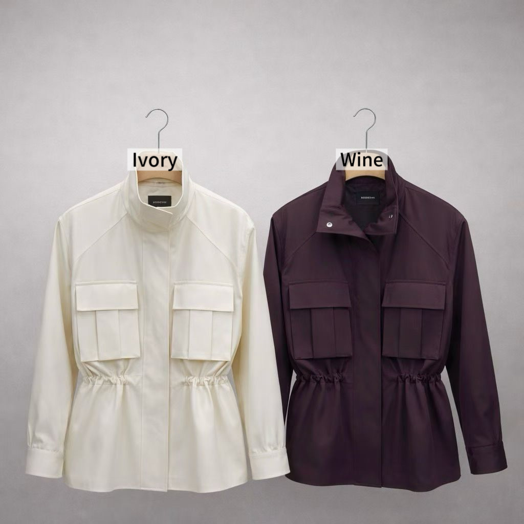 B03 / FRONT OVERSIZED POCKETS JACKET