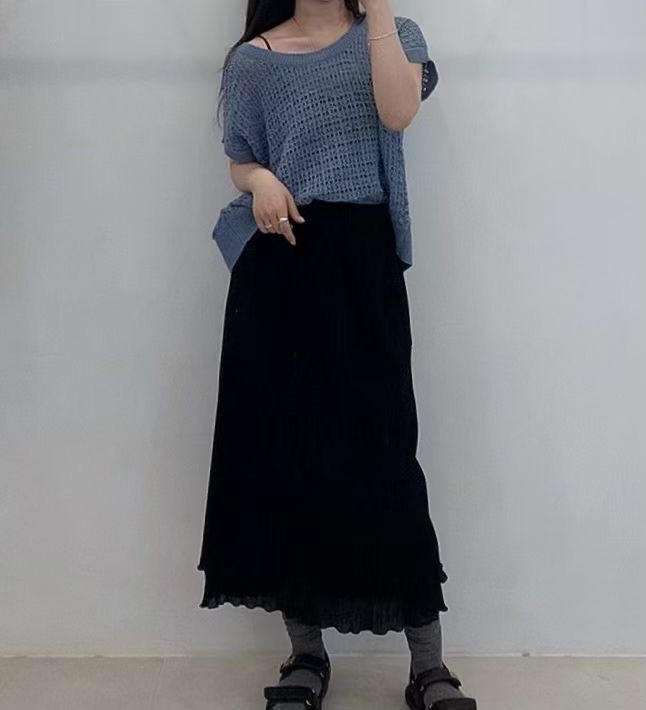 FP13 / LOOSEFIT KNIT BLOUSON