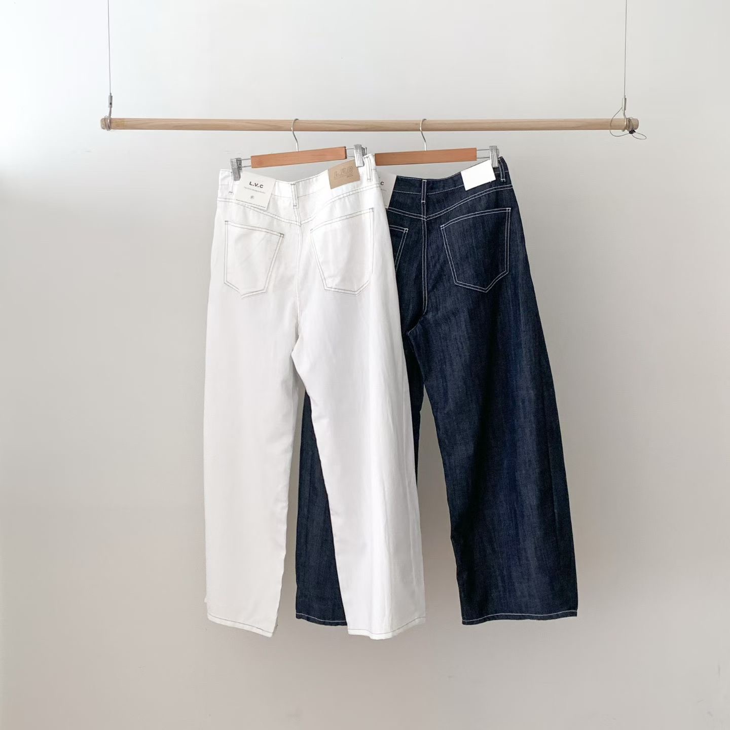 FG16 / ADJUSTABLE BUTTONS BAGGY JEANS