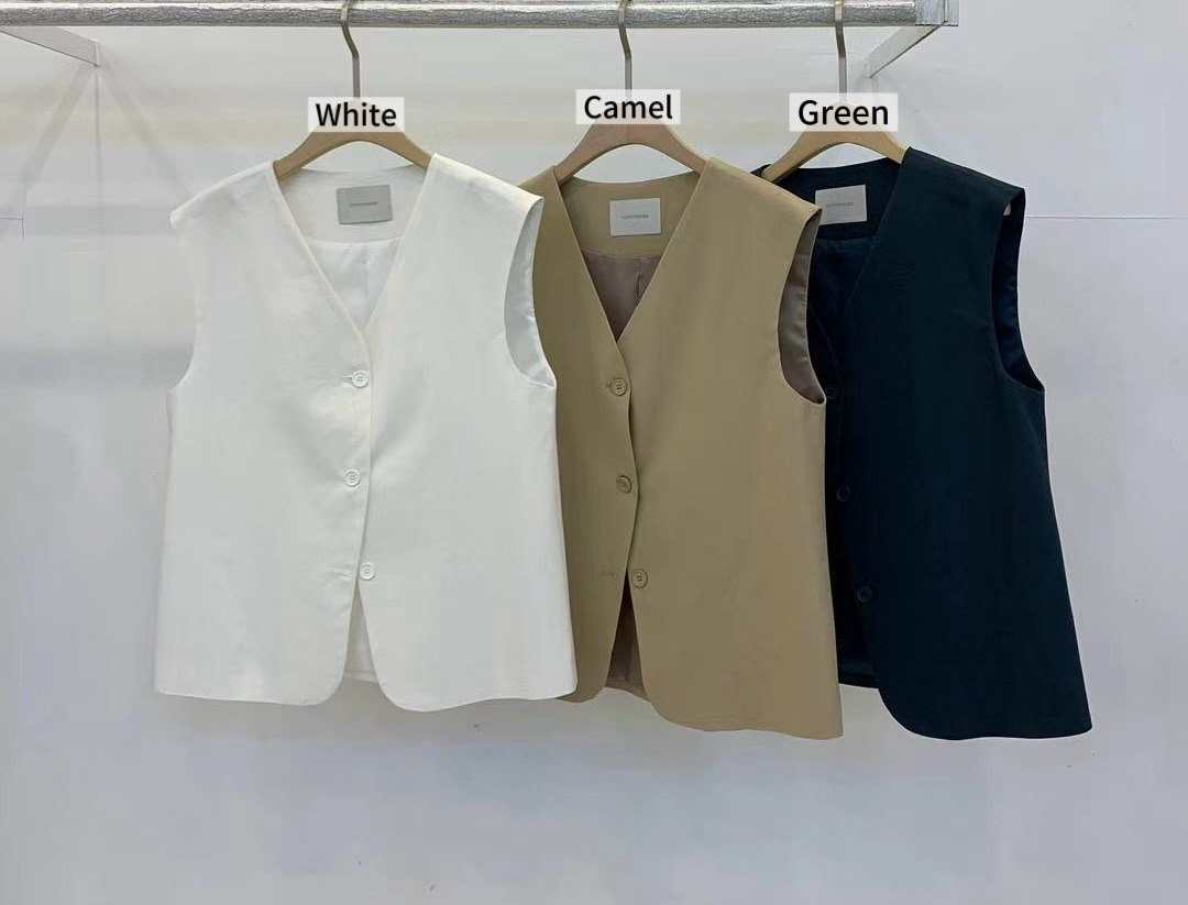 FP26 / BUTTON DOWN TAILORED VEST