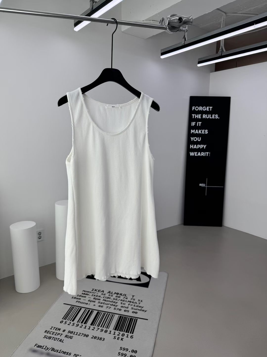 FG23 / RIPPED EDGES LONG TANK TOP
