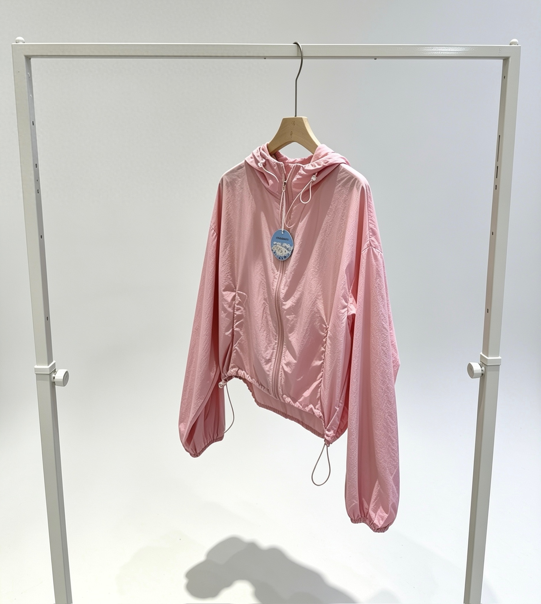 WM14 / UPF50-UV PROTECTION TOGGLE HEM HOODED LIGHTWEIGHT JACKET