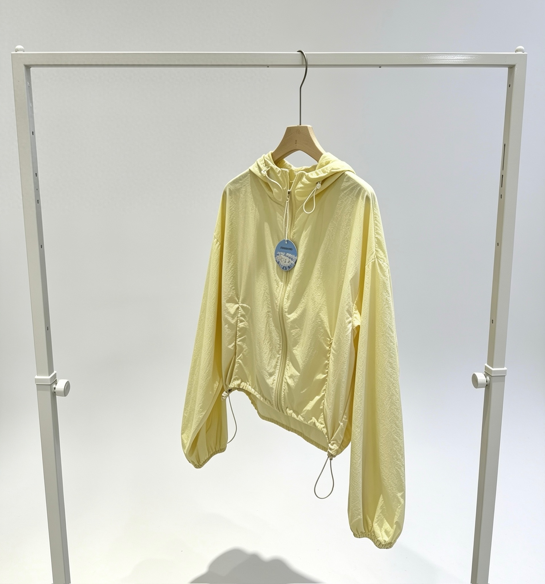 WM14 / UPF50-UV PROTECTION TOGGLE HEM HOODED LIGHTWEIGHT JACKET
