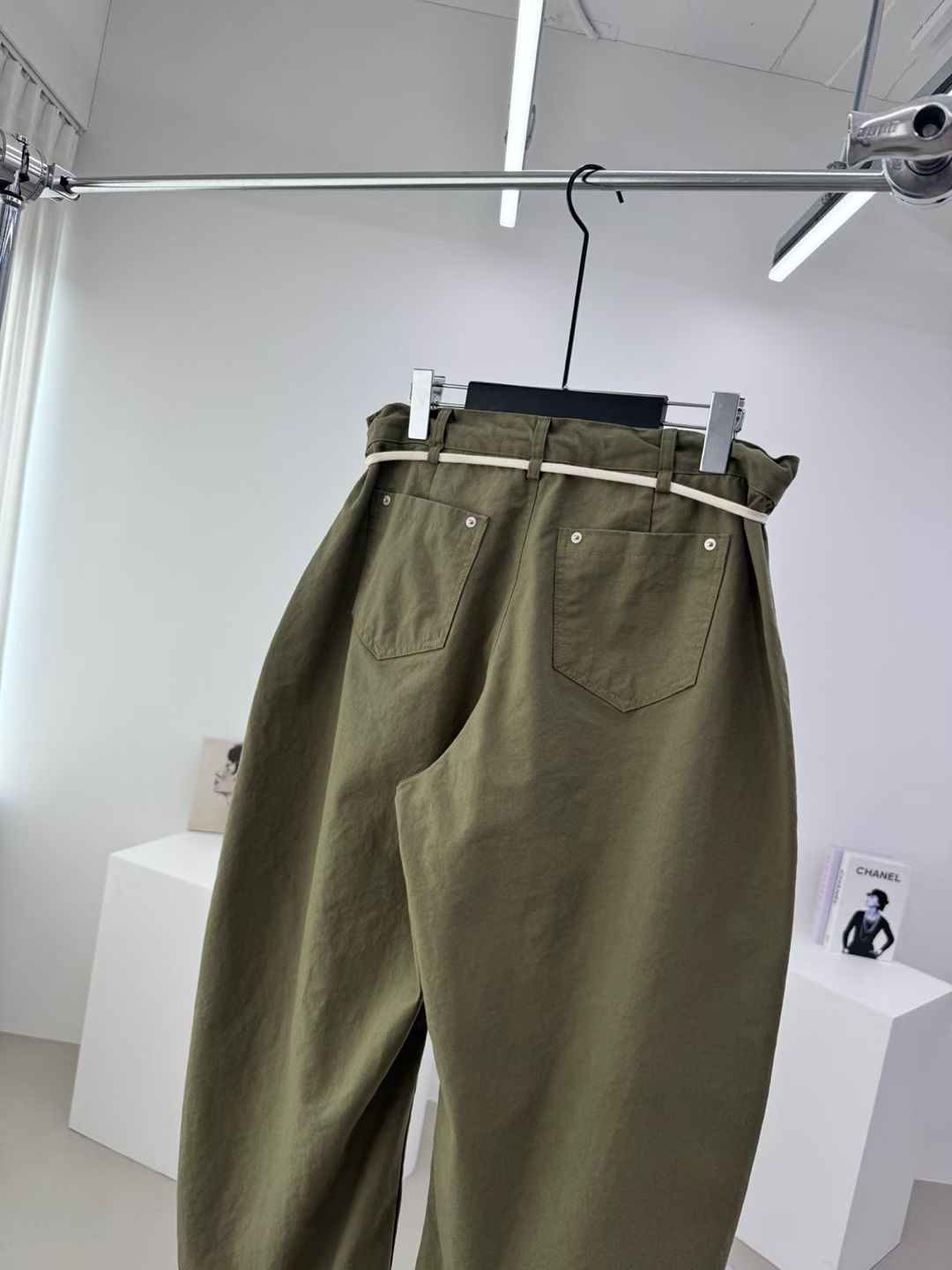 FG22 / CONTRAST STRING POCKET PANTS