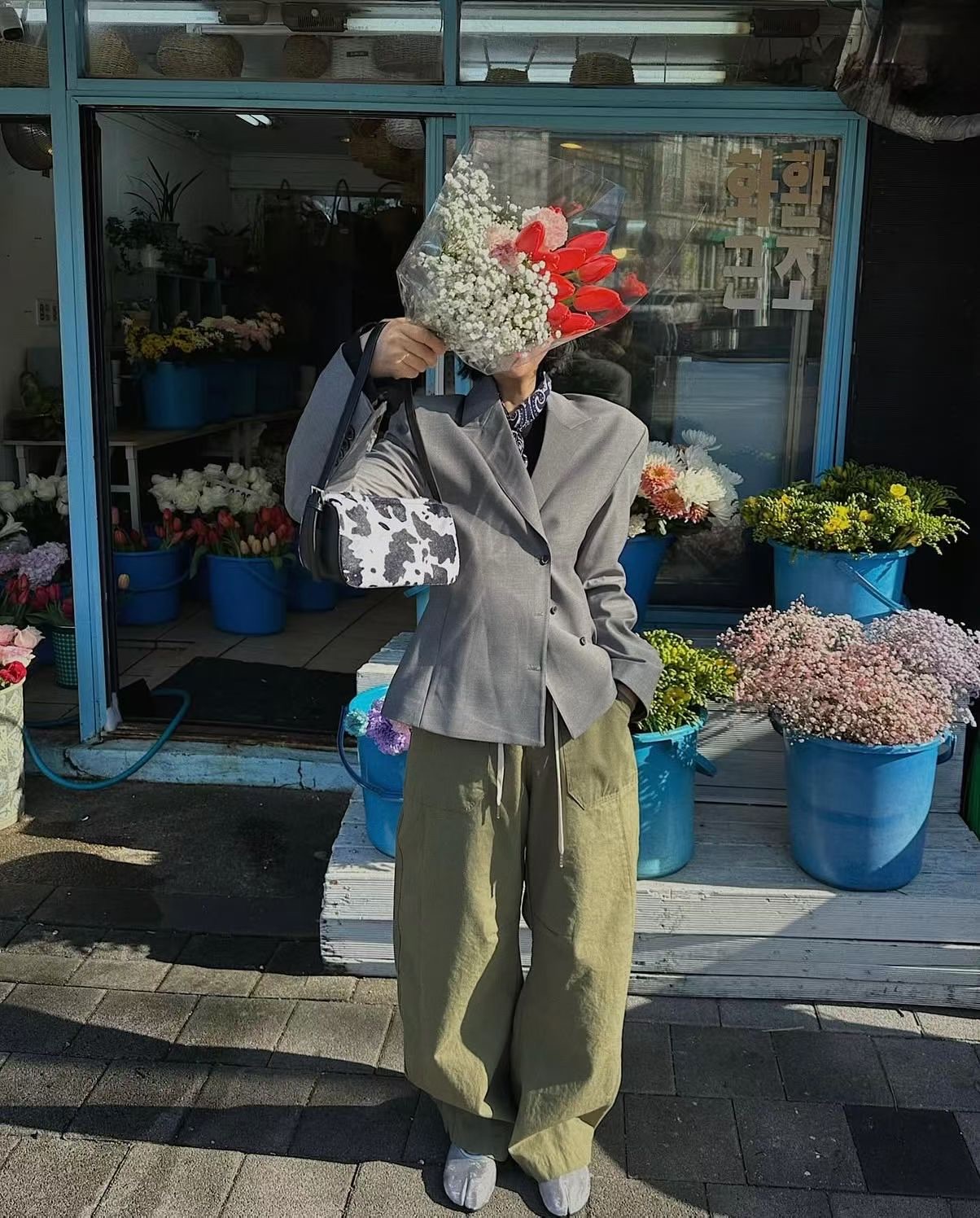 FG22 / CONTRAST STRING POCKET PANTS