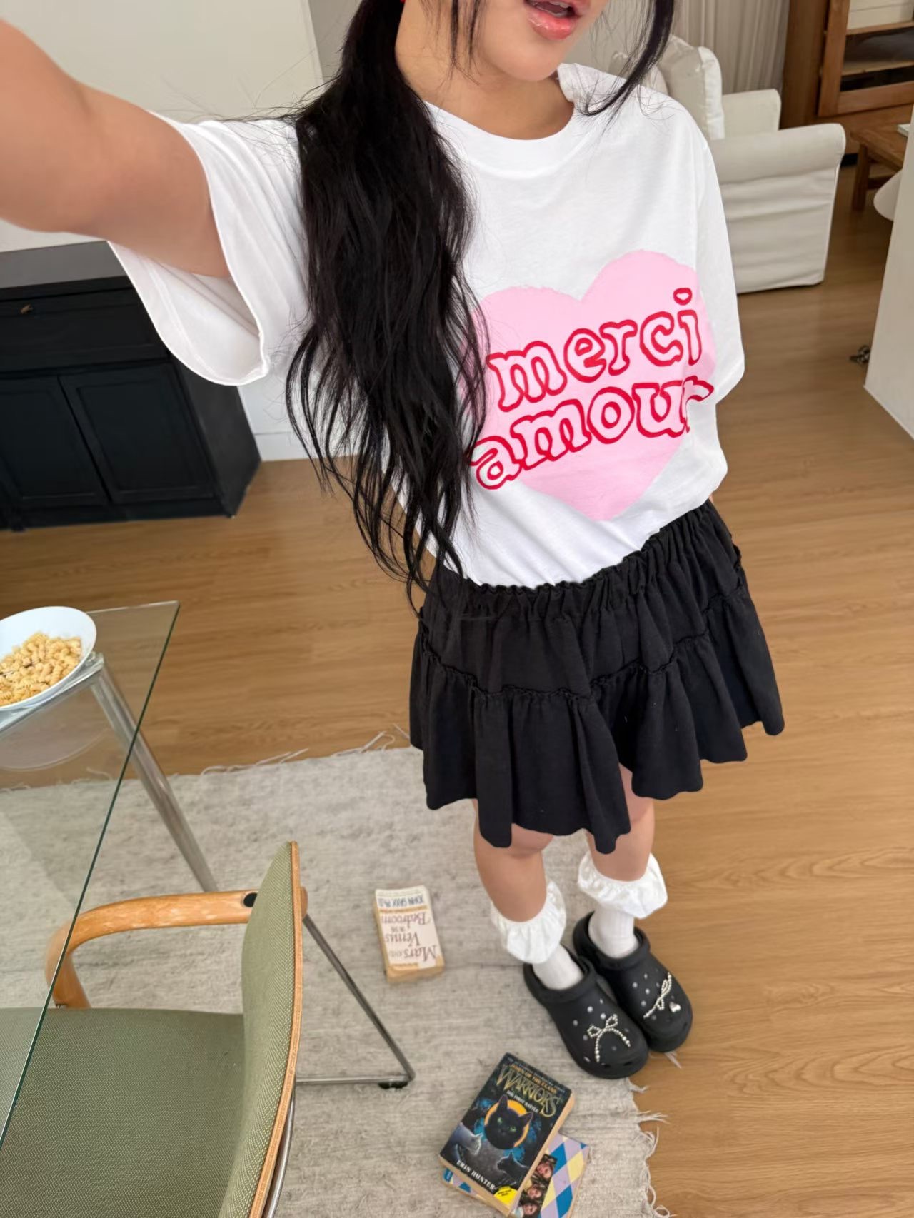 FG30 / ‘MERCI AMOUR’ PRINTED TEE