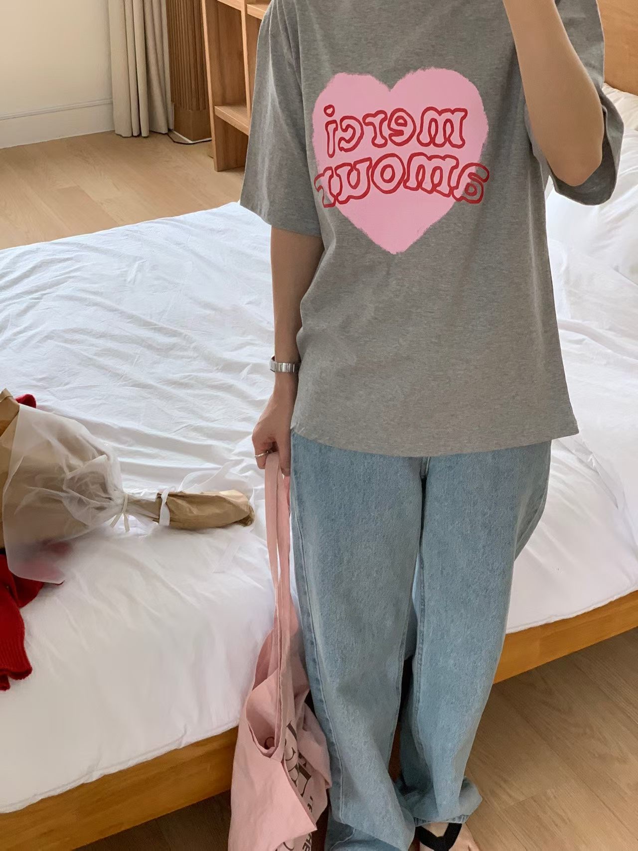 FG30 / ‘MERCI AMOUR’ PRINTED TEE