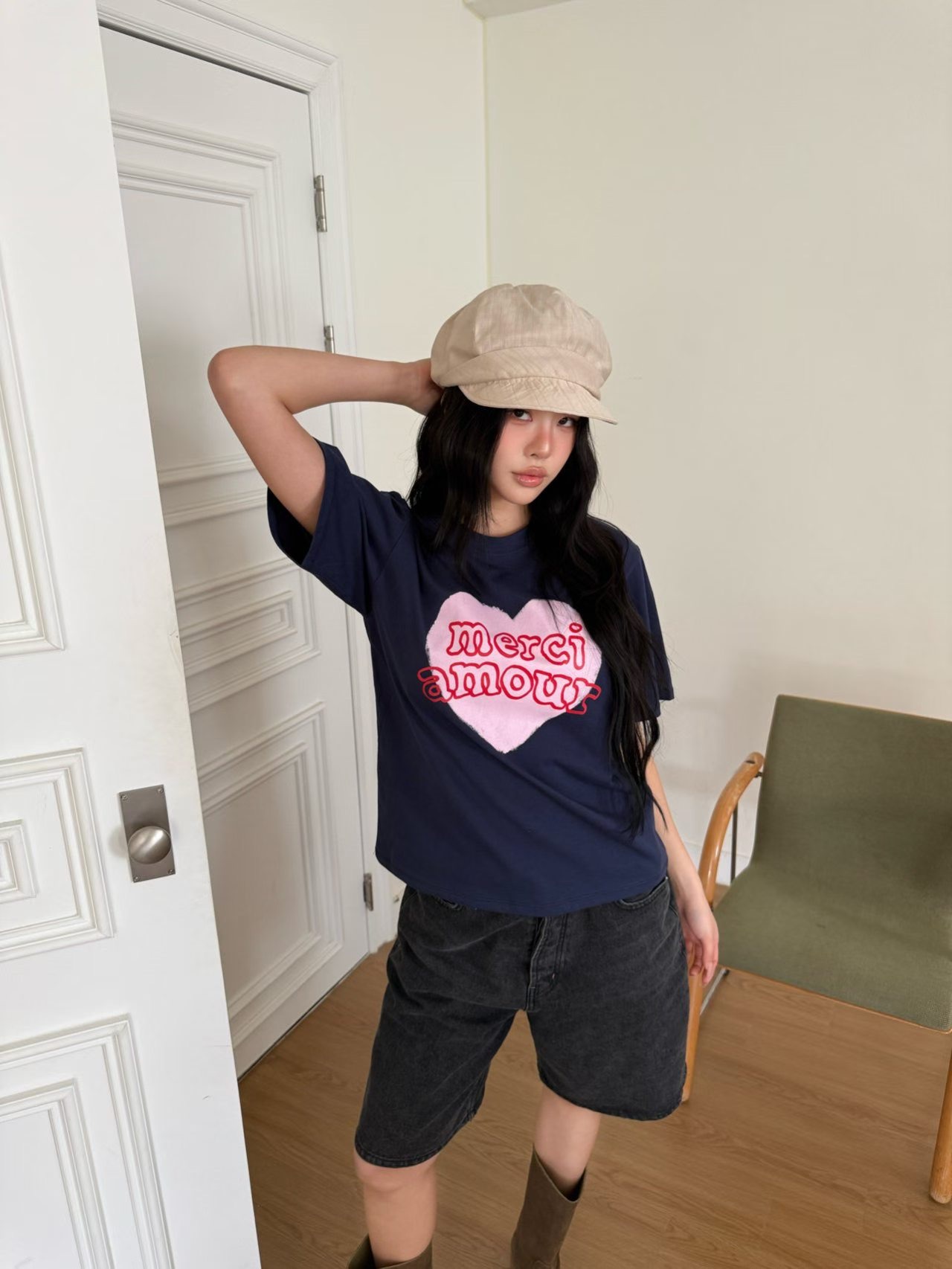 FG30 / ‘MERCI AMOUR’ PRINTED TEE