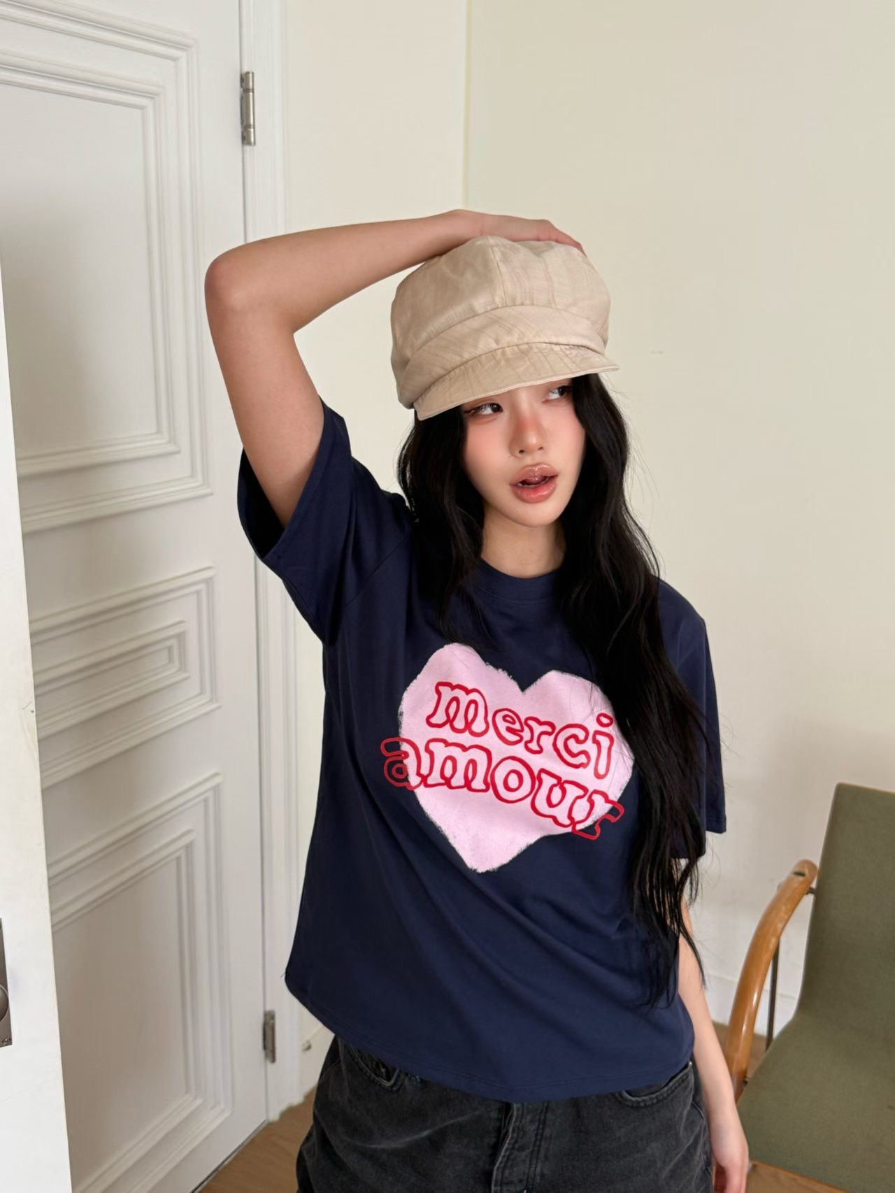 FG30 / ‘MERCI AMOUR’ PRINTED TEE