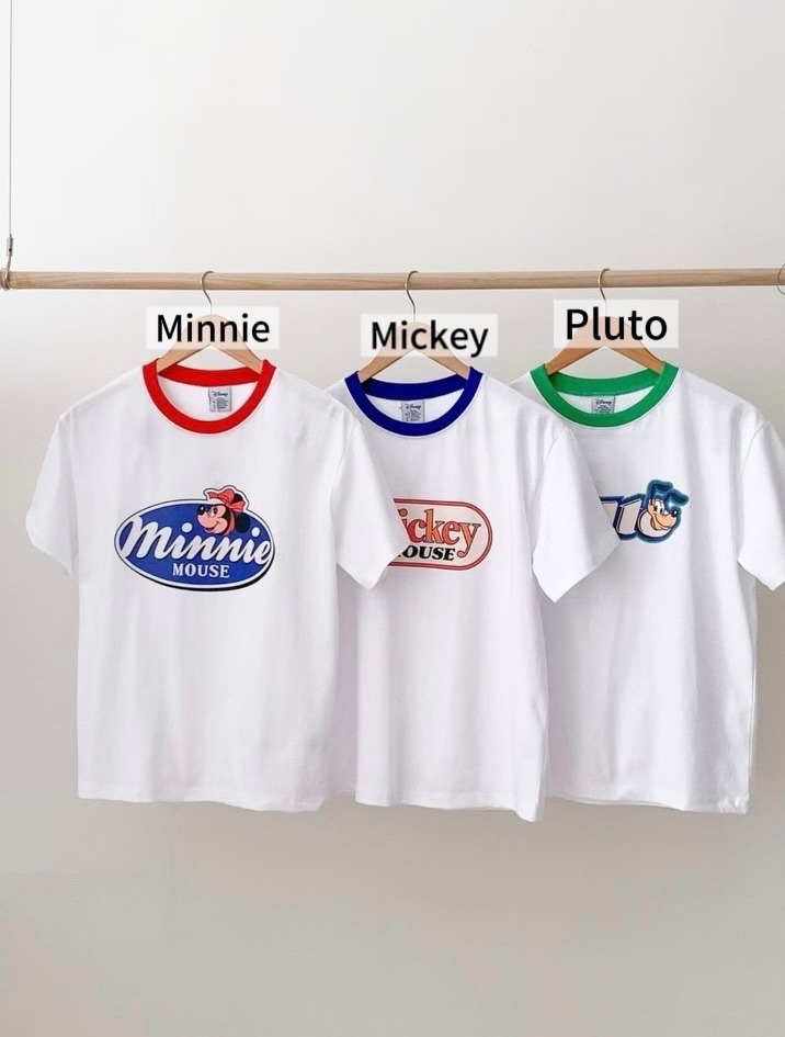 FG27 / CONTRAST NECKLINE DISNEY’S CHARACTER TEE