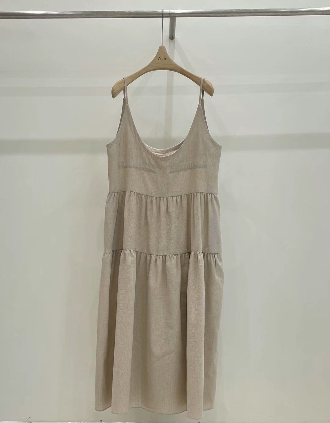 SG04 / SPAGHETTI STRAP POCKET DRESS