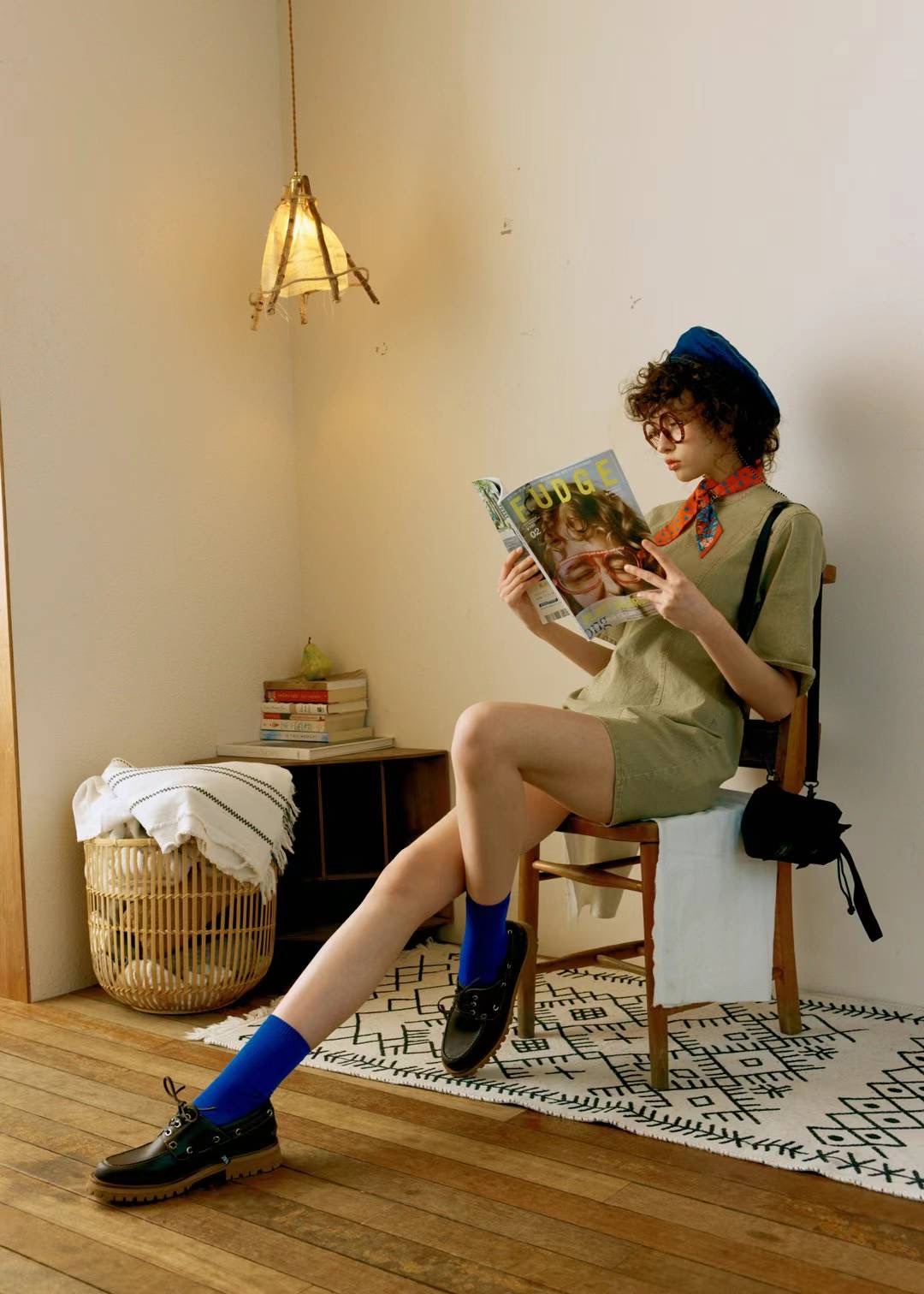 GERRA DENIM SHIFT DRESS 