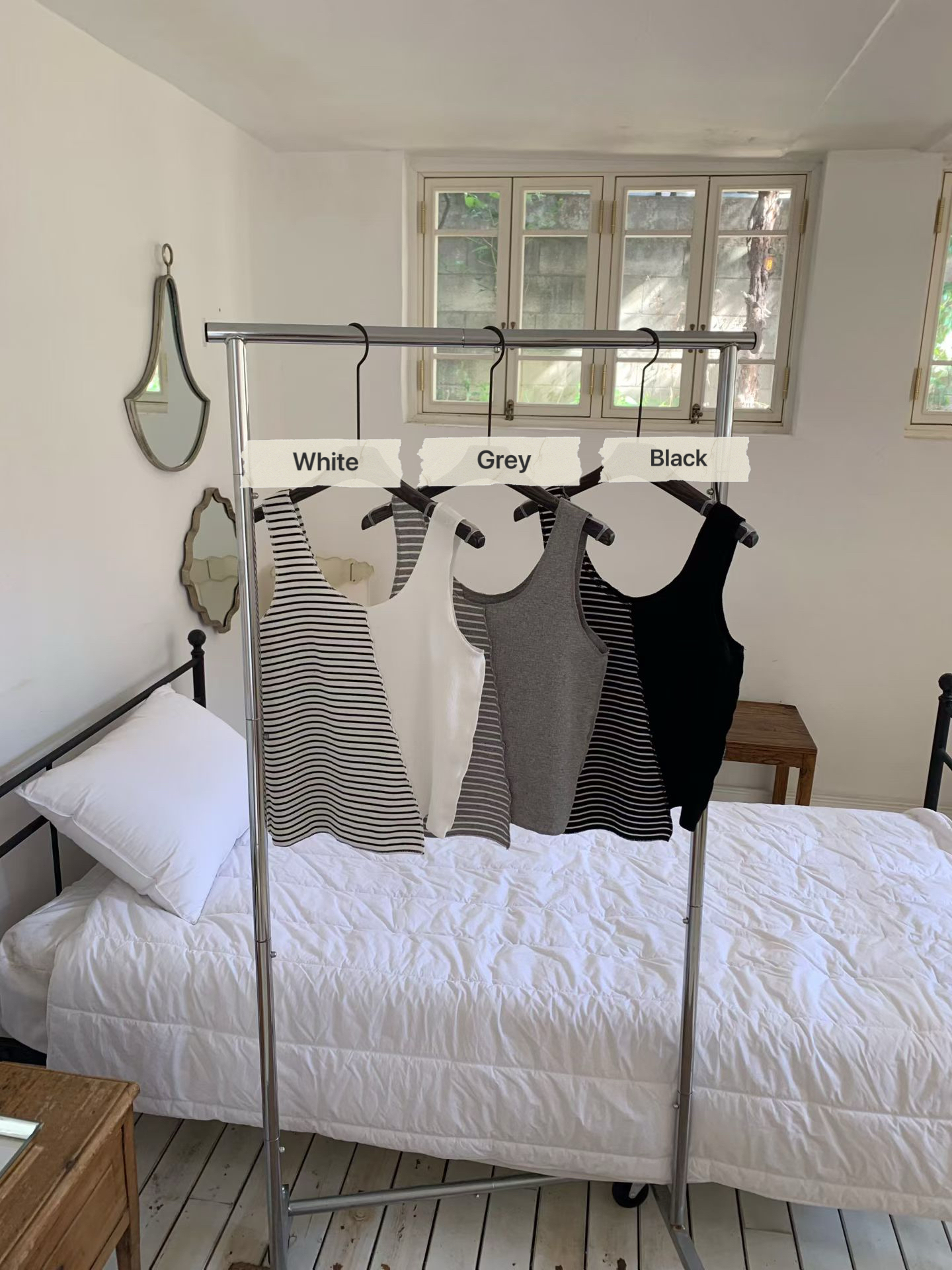 KS19/2-TONE  STRIPE TANK TOP