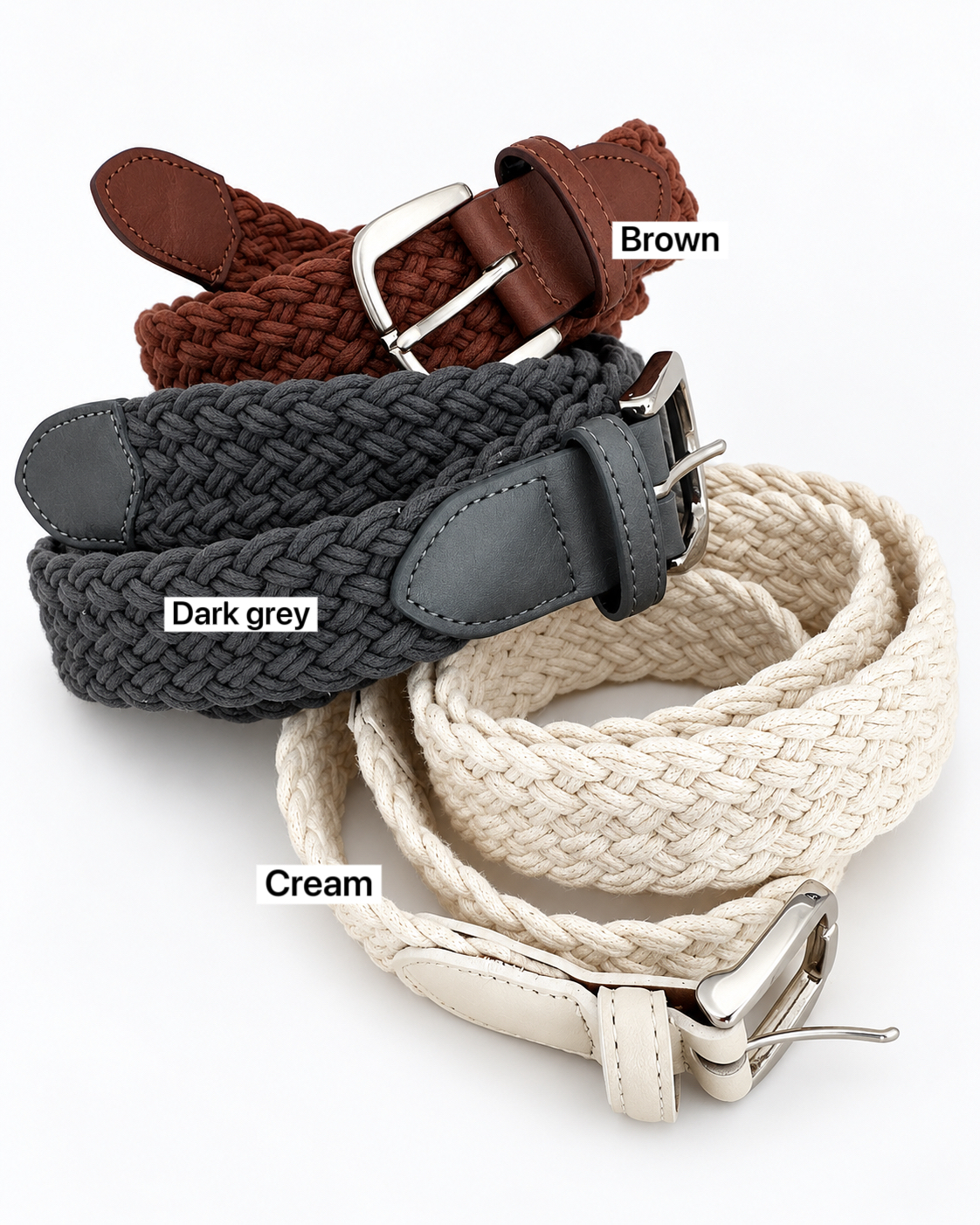 OM29/WOVEN BRAIDED BELT 