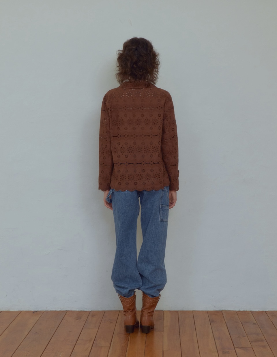 DD01 / Rosalie Lace Open Collar Shirt