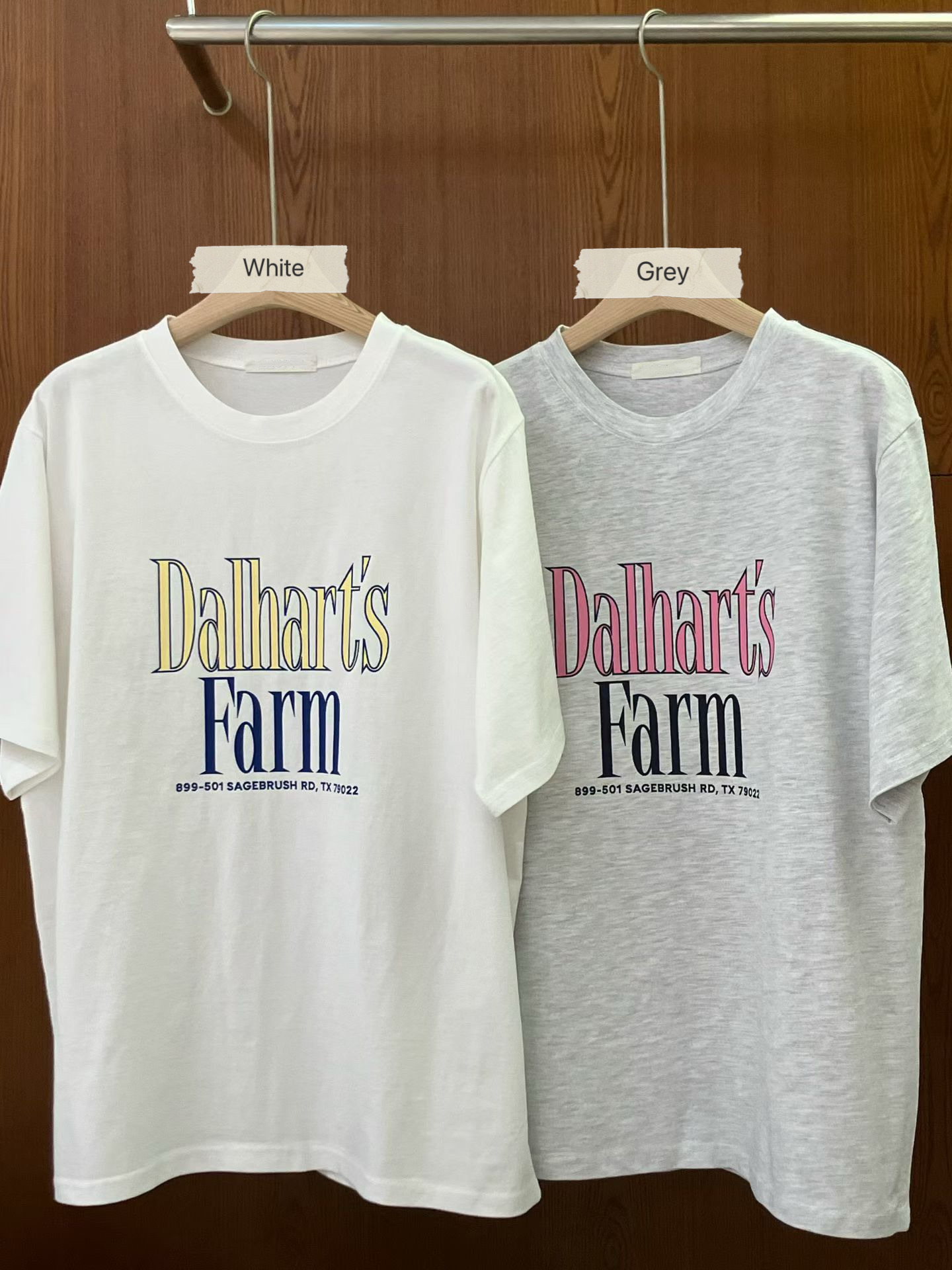 TS02 / "DALHART'S FARM" T-SHIRT