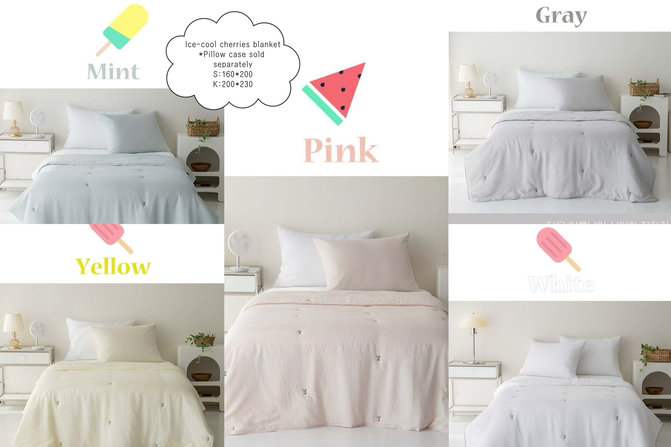 BN06 / CHERRIES AFFAIR BLANKET