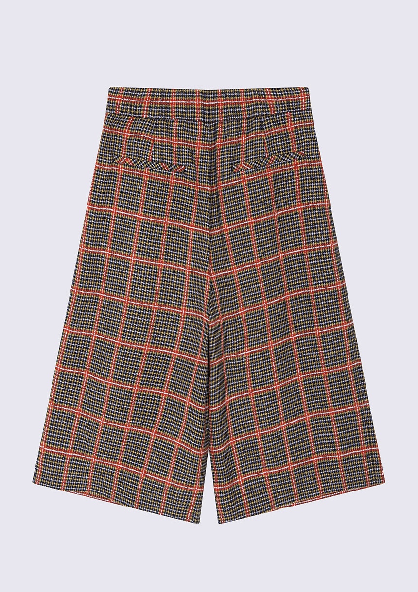 SU24 / Hound’s Tooth Eyelet Bermuda Pants