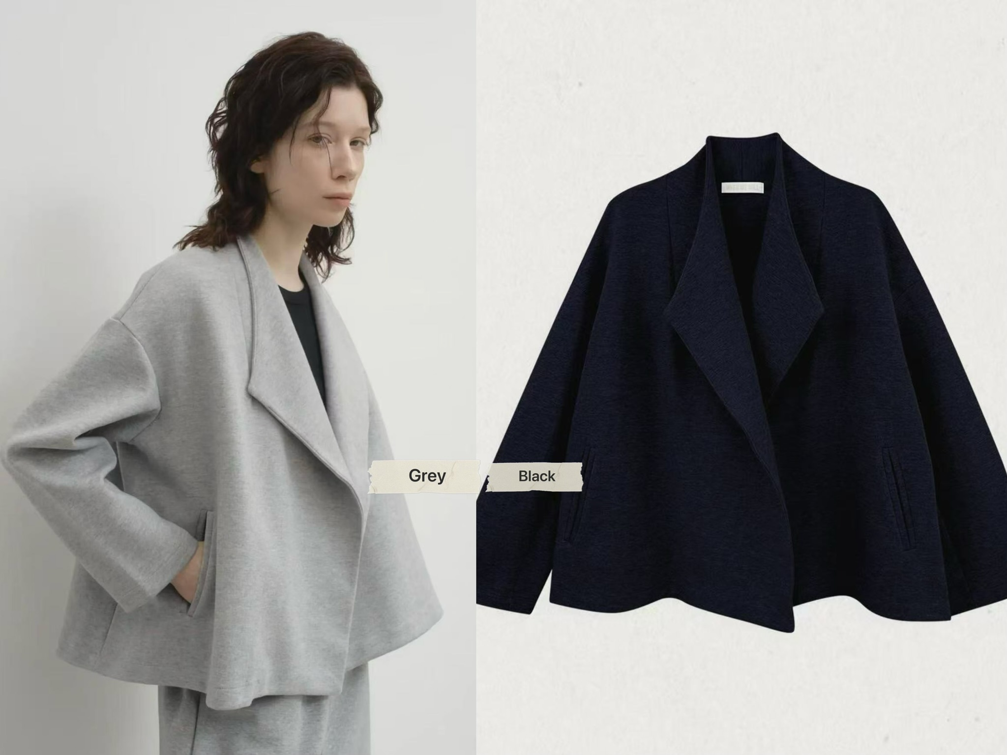 4501 / BUTTONLESS LAPEL POCKET OUTER