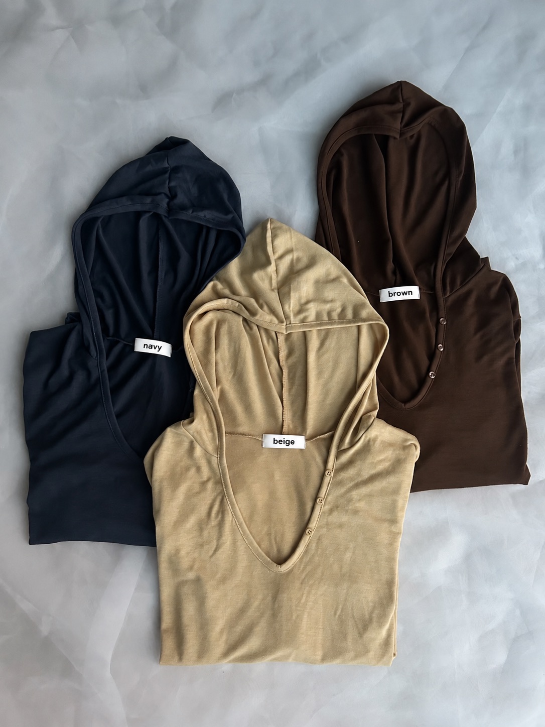 ER01 / HOODED LONG SLEEVES TOP