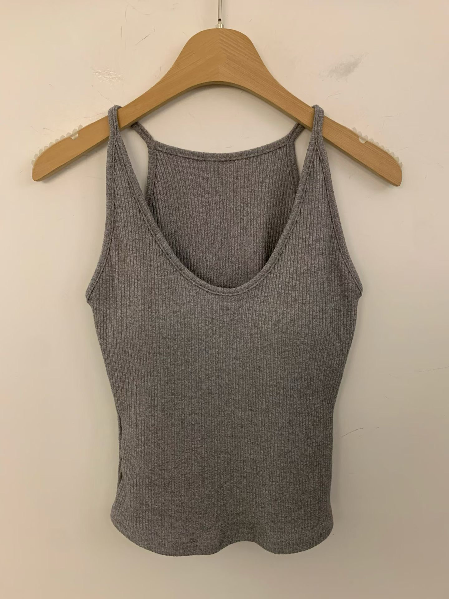 ERIN U-NECK PADDED TANK TOP