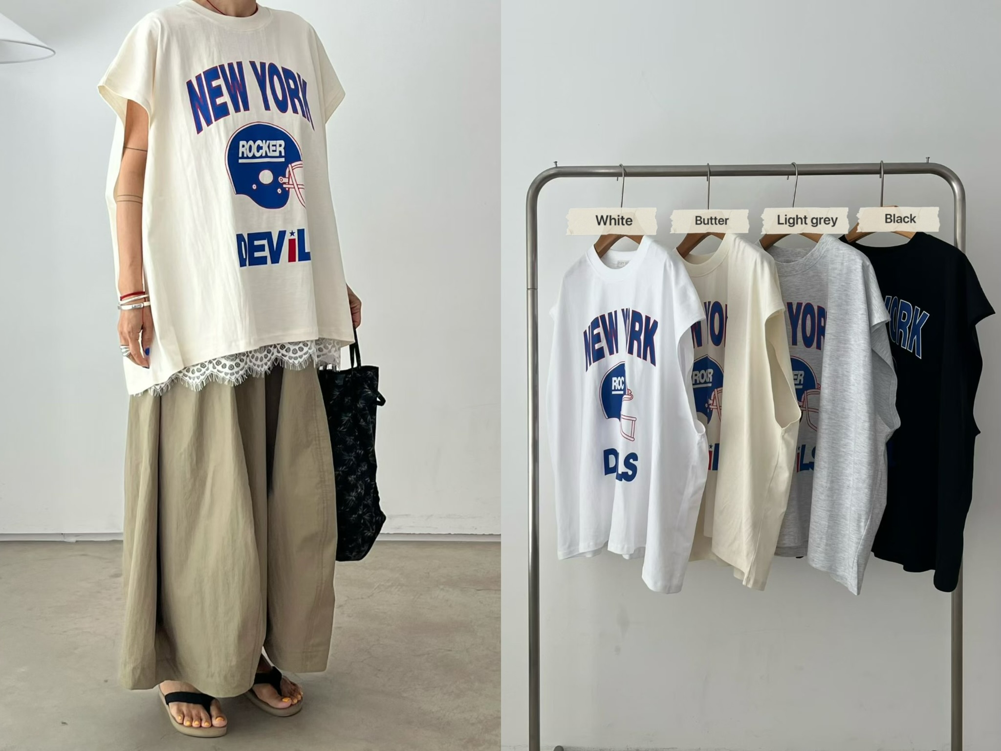 VN17 / "NEW YORK ROCKER DEVILS" MUSCLE TEE