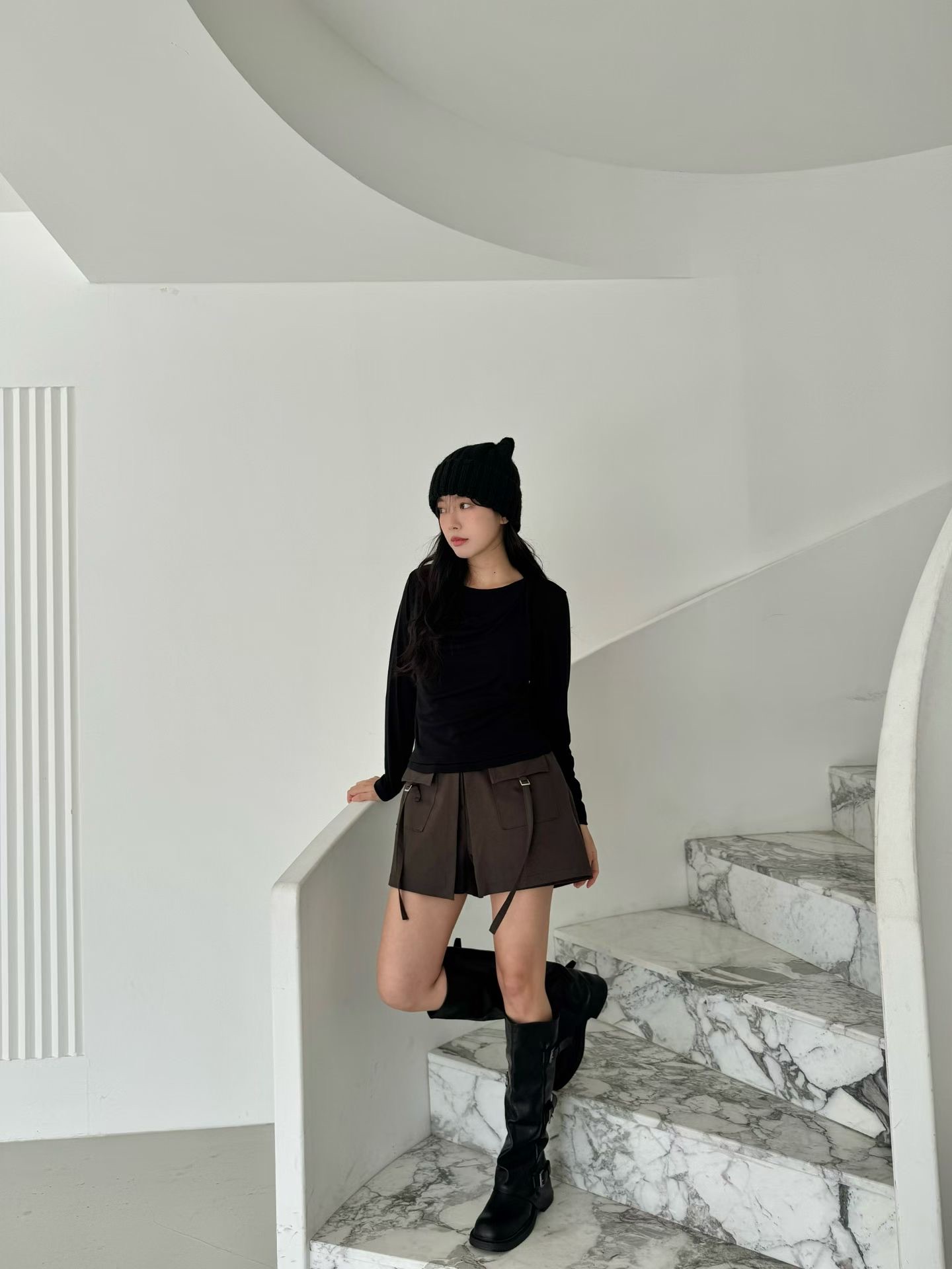 ER23 / FRONT POCKETS SKORTS